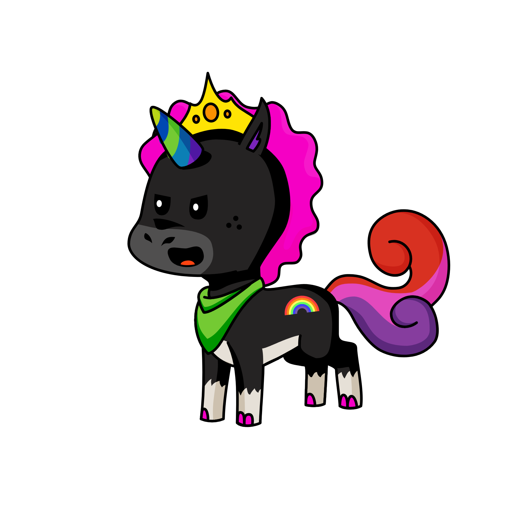 Bravo, the unicorn