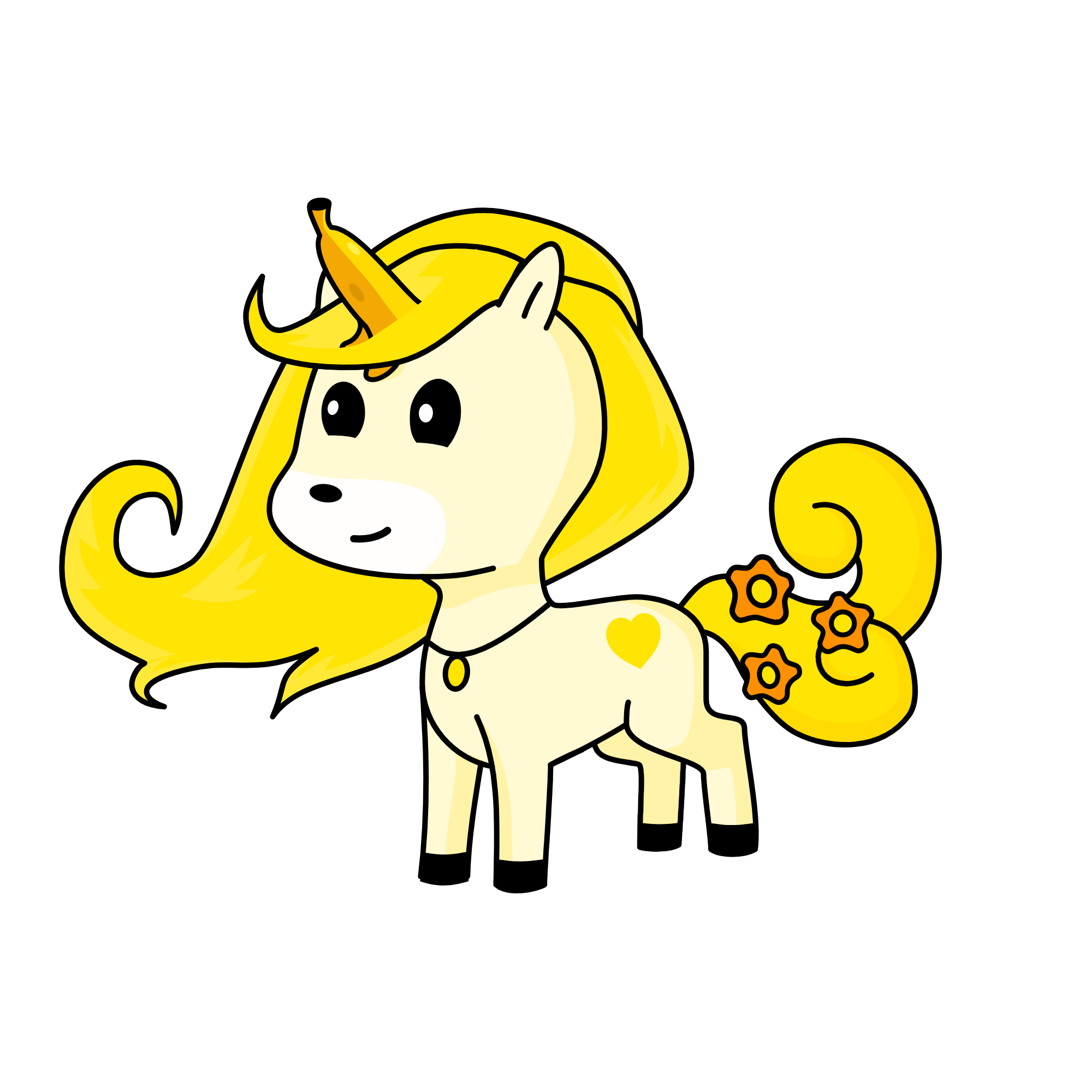 Anna Banana, the unicorn