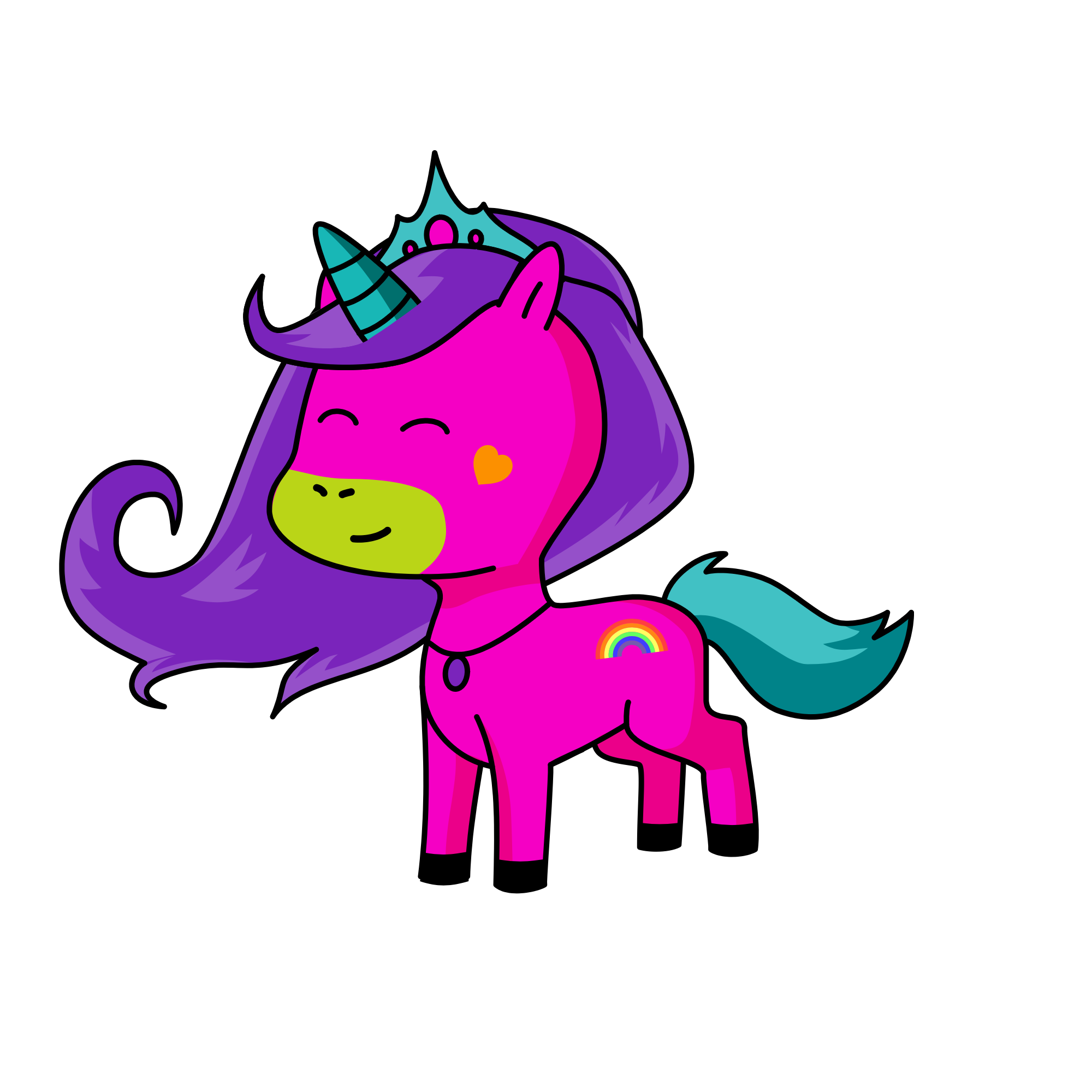 Raveti, the unicorn