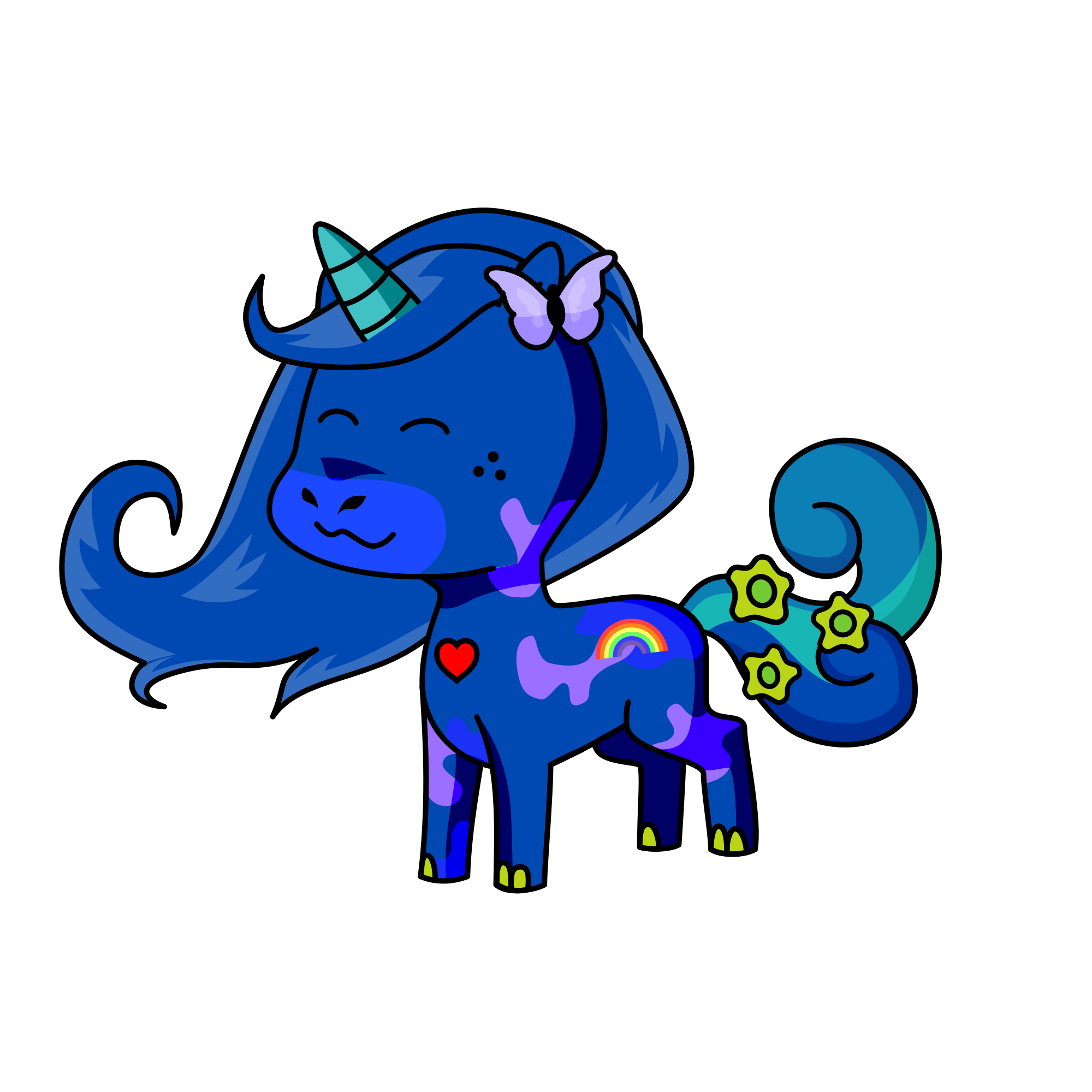 Lalal, the unicorn