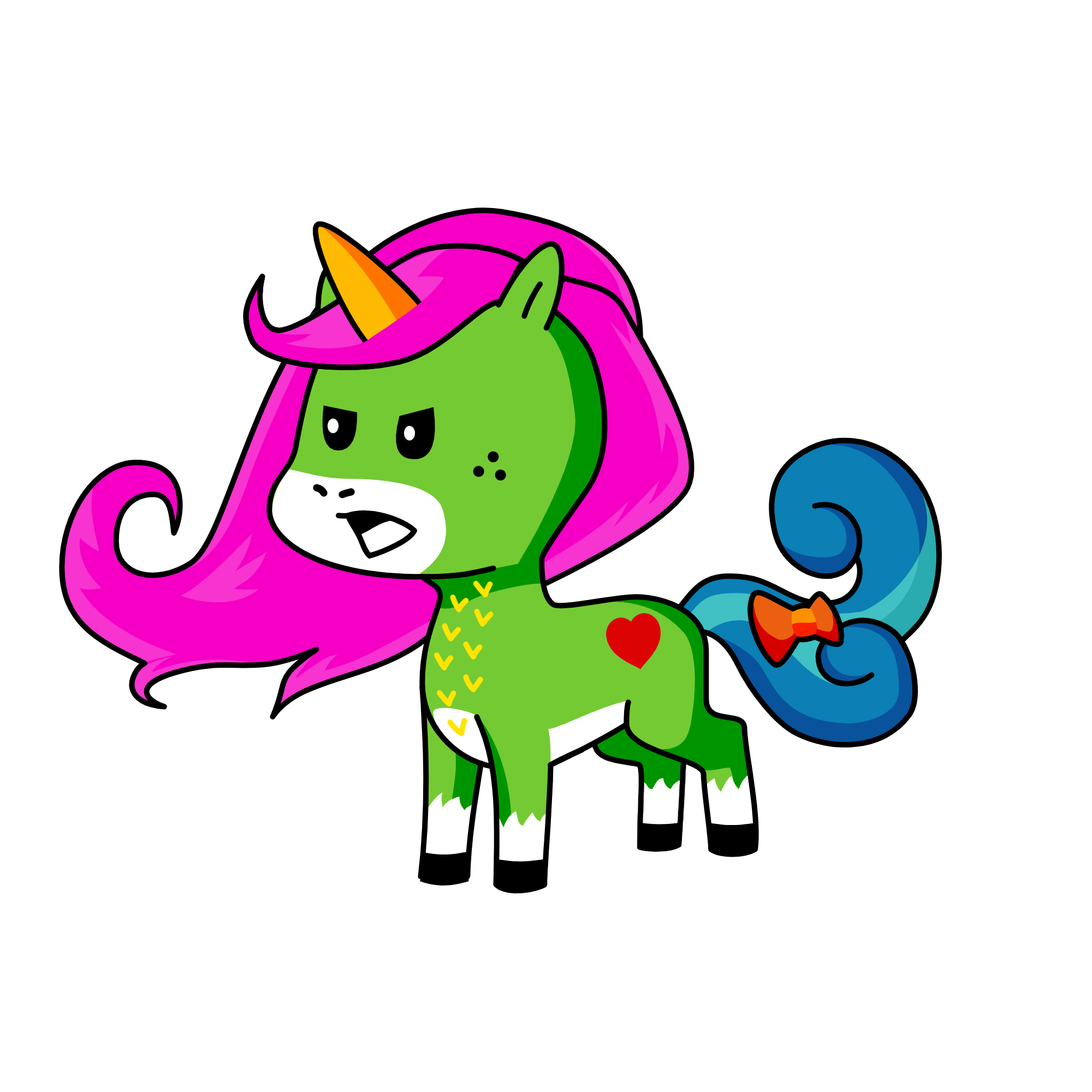 PENNY RANDOM, the unicorn