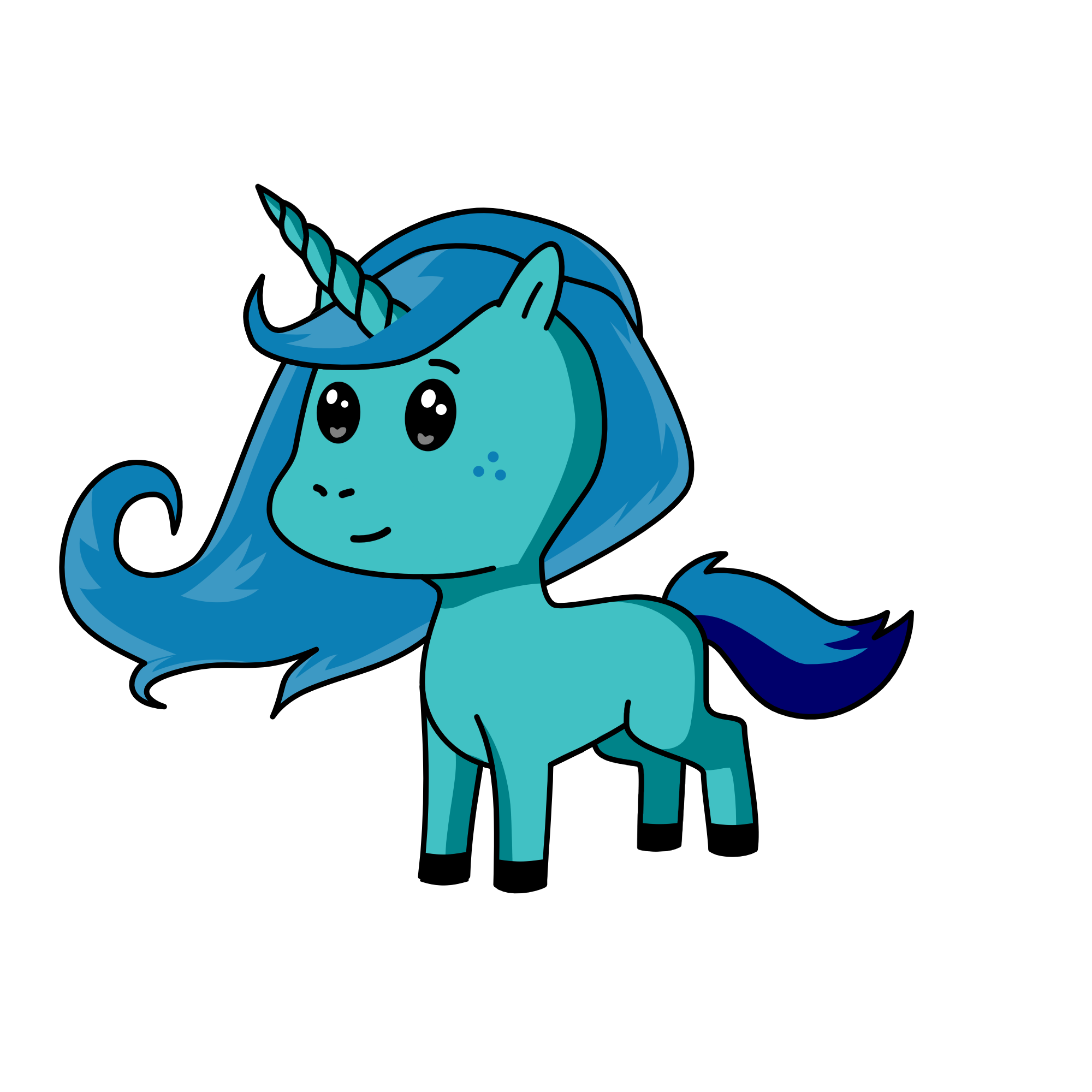 Sky, the unicorn
