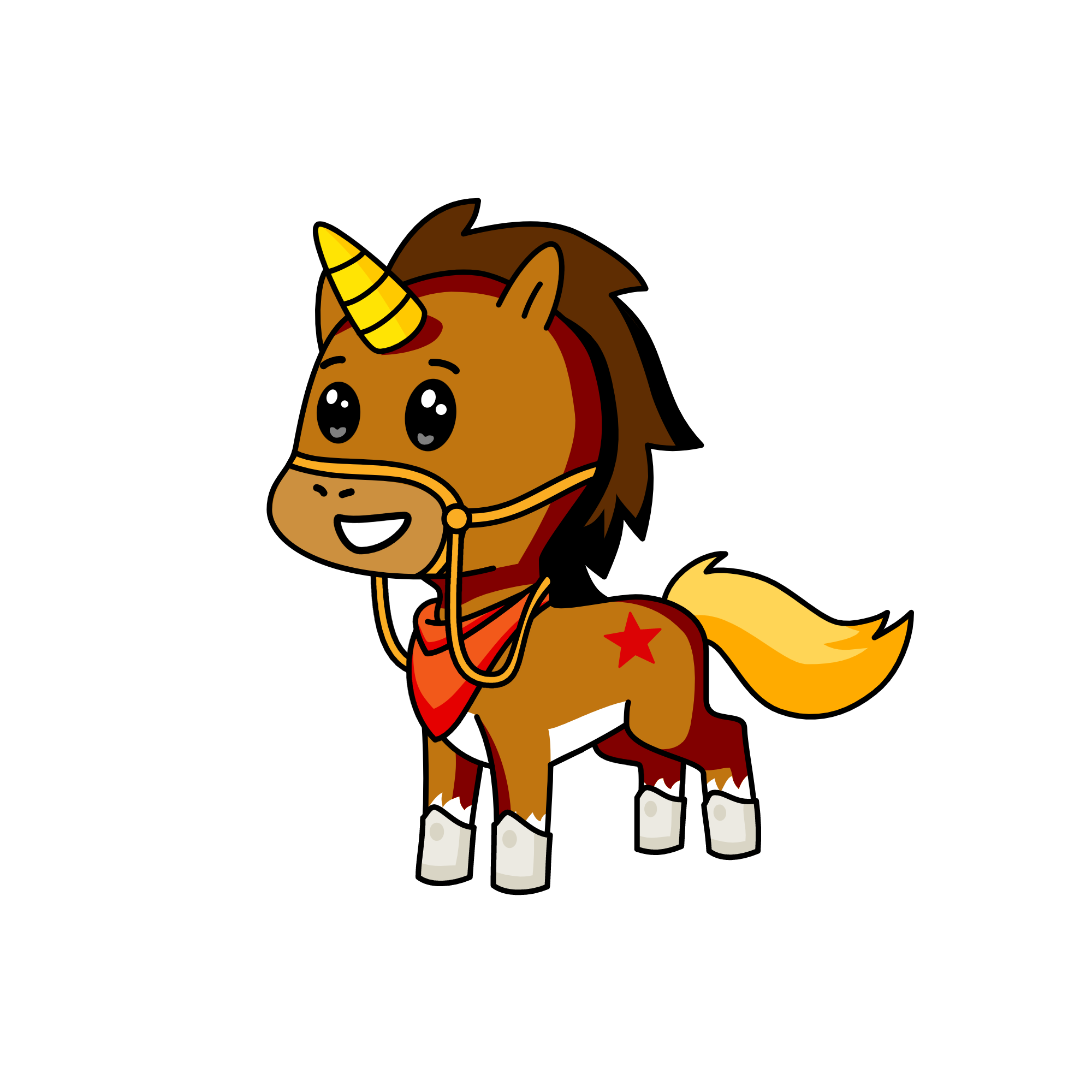 brone, the unicorn