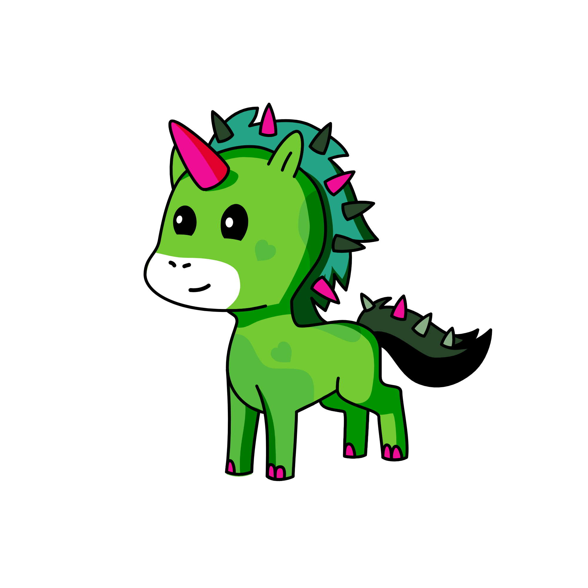 Little Spider, the unicorn