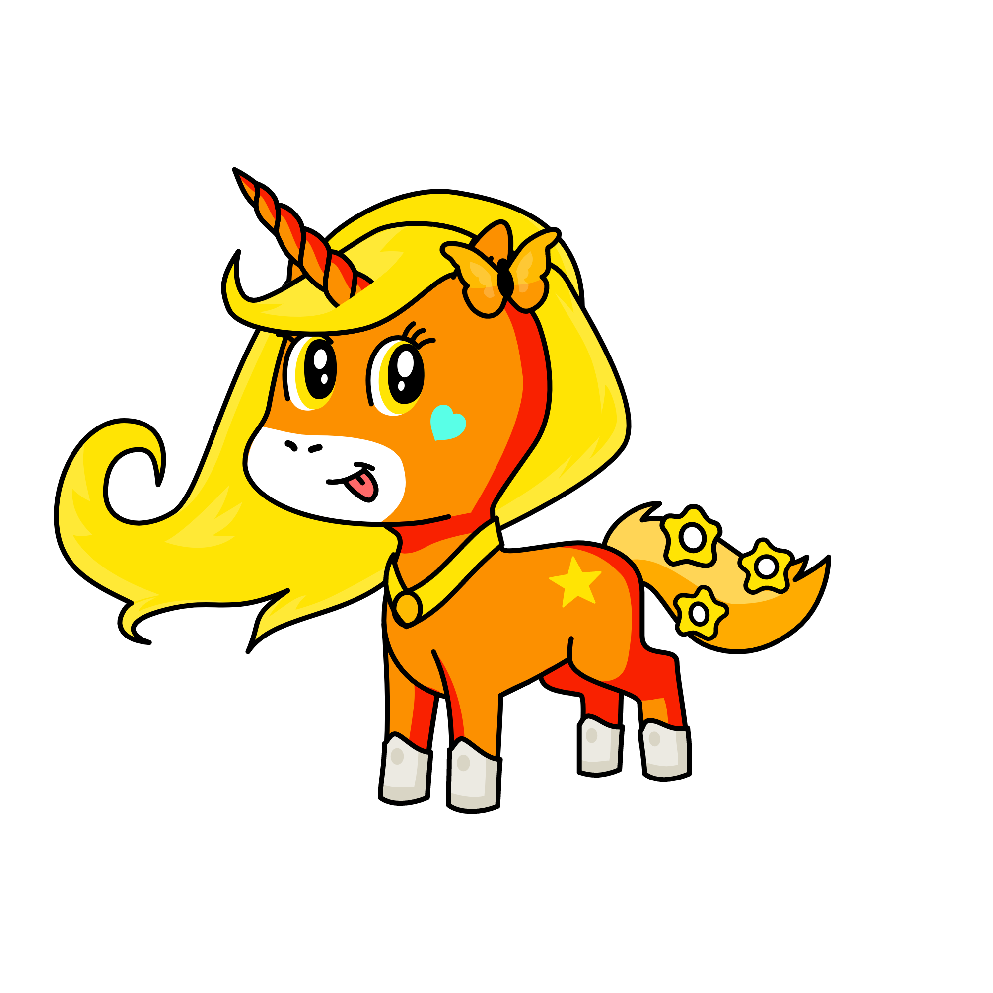 kỳ lân lửa, the unicorn