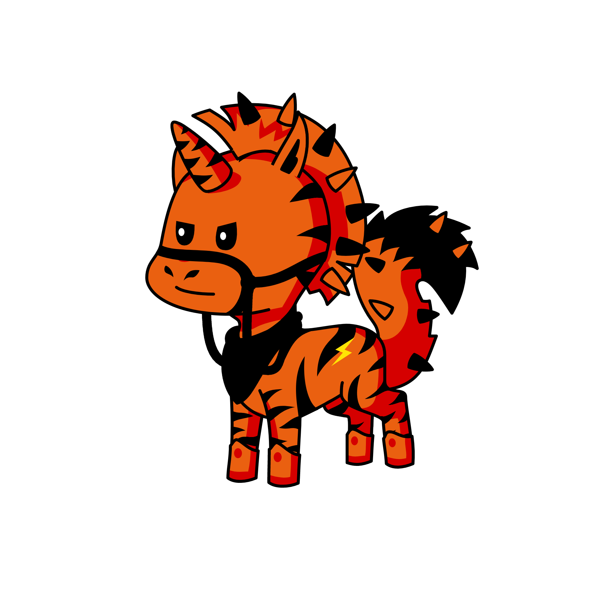 tiger, the unicorn