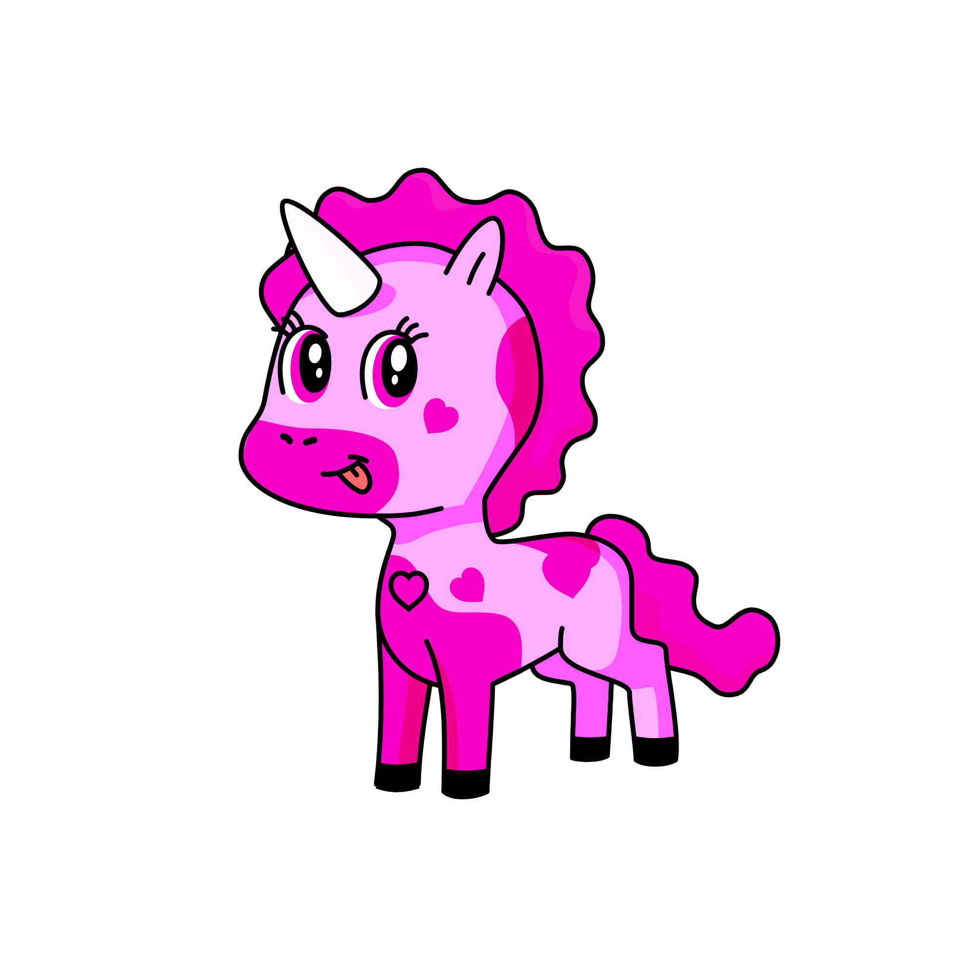 Pinky Pie, the unicorn