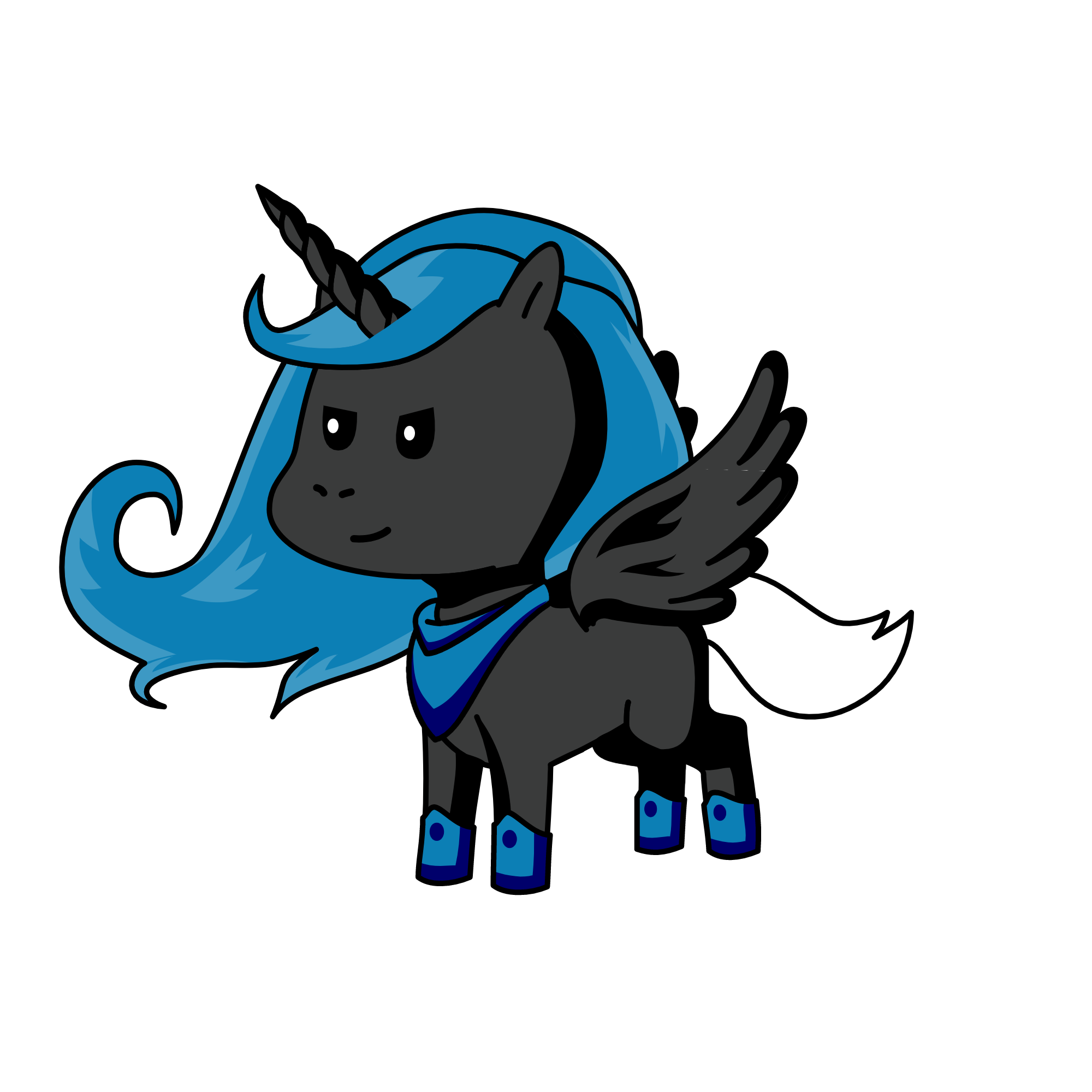 Nightmare Moon, the unicorn