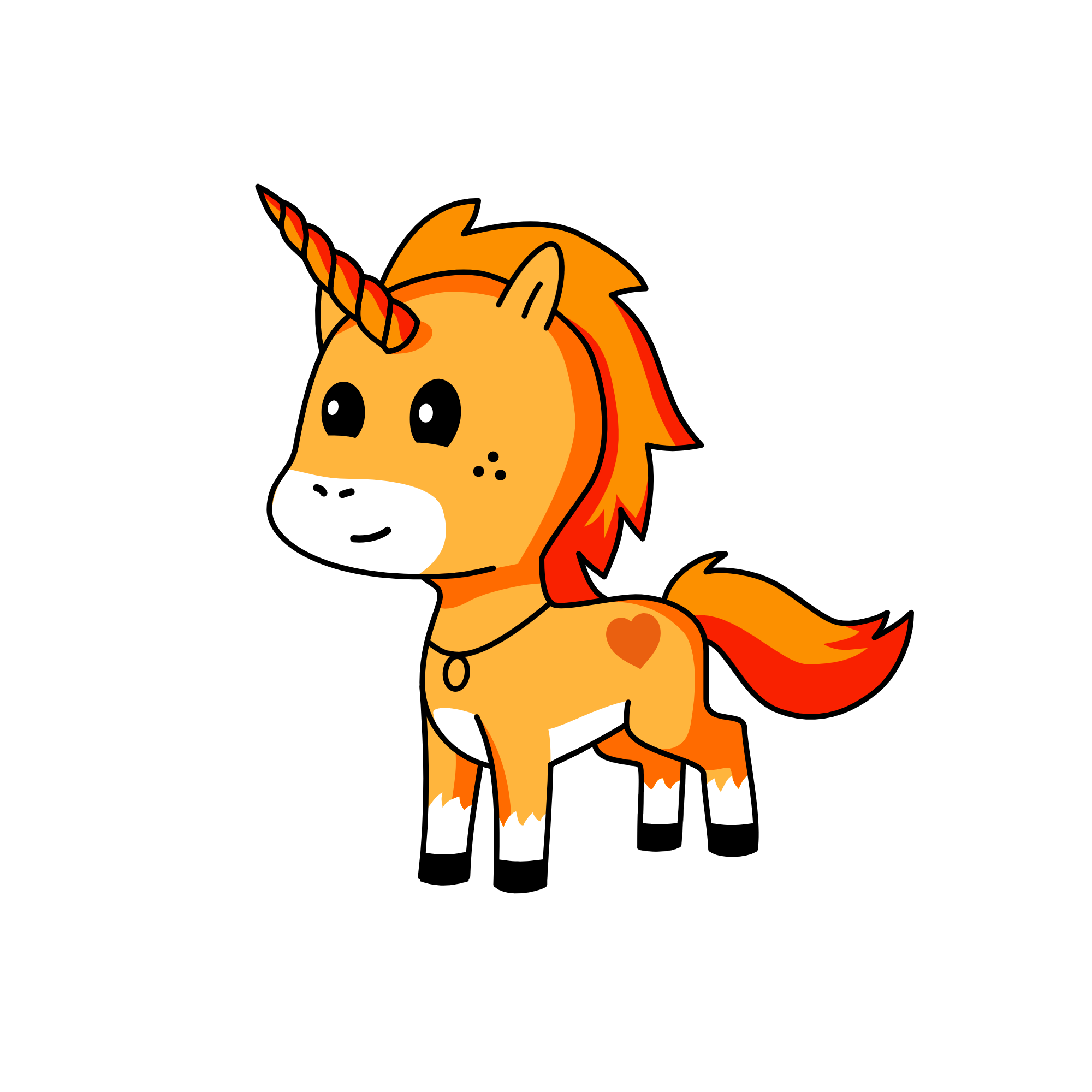 change color, the unicorn