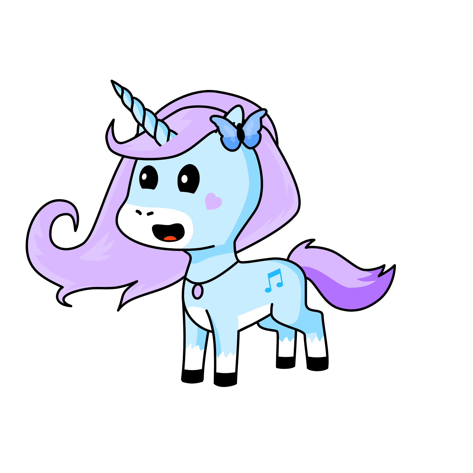 Evelyn, the unicorn