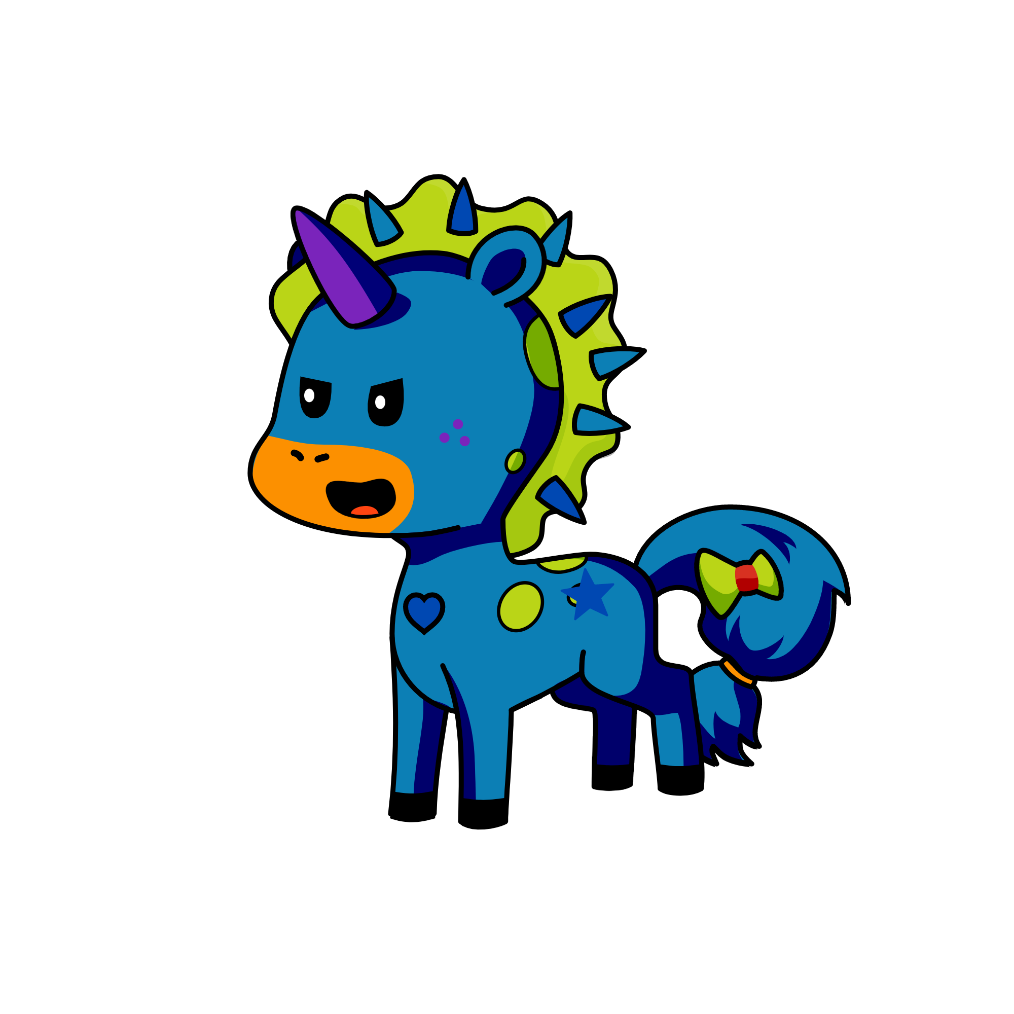 BRUNO RANDOM, the unicorn