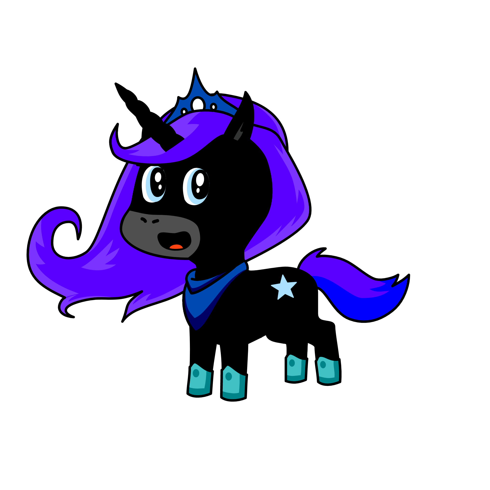 Nightmare Moon (MLP), the unicorn