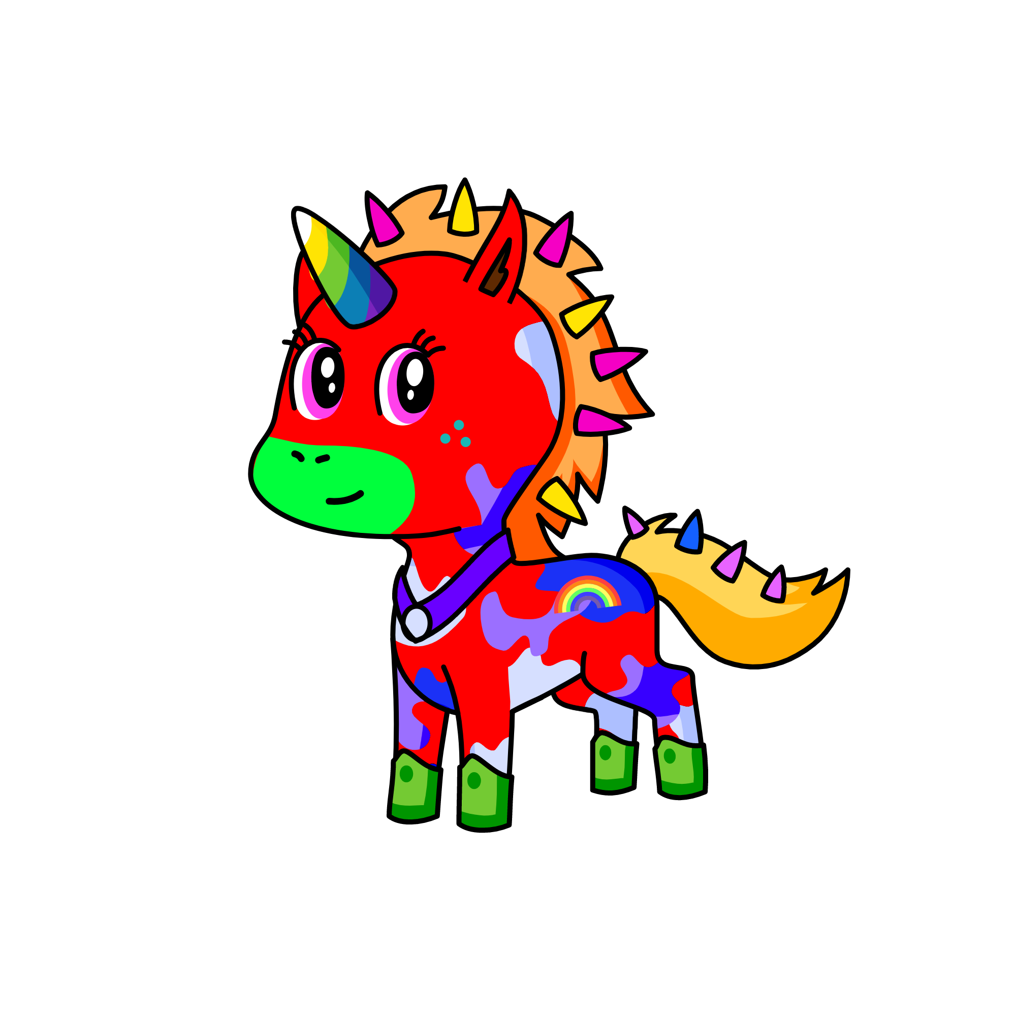 rainbow, the unicorn