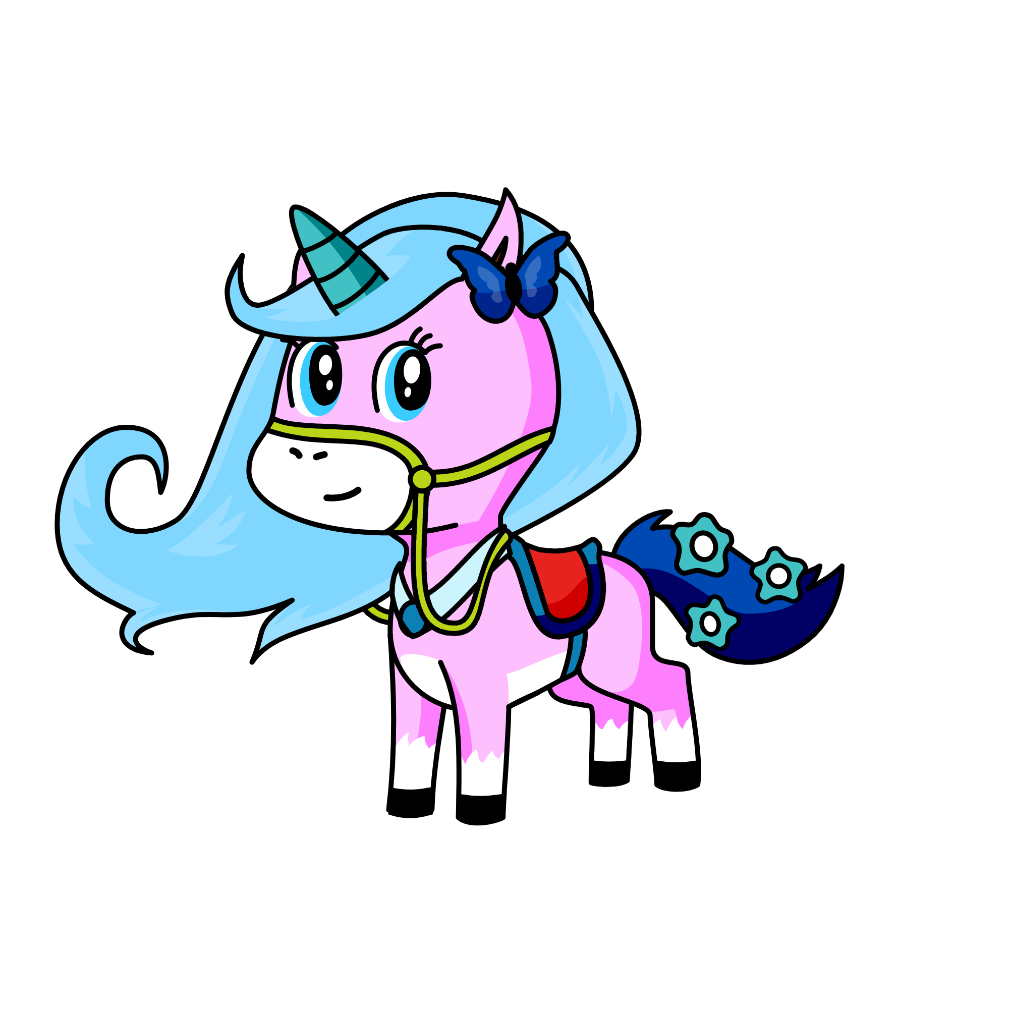 Rainbow Dash, the unicorn