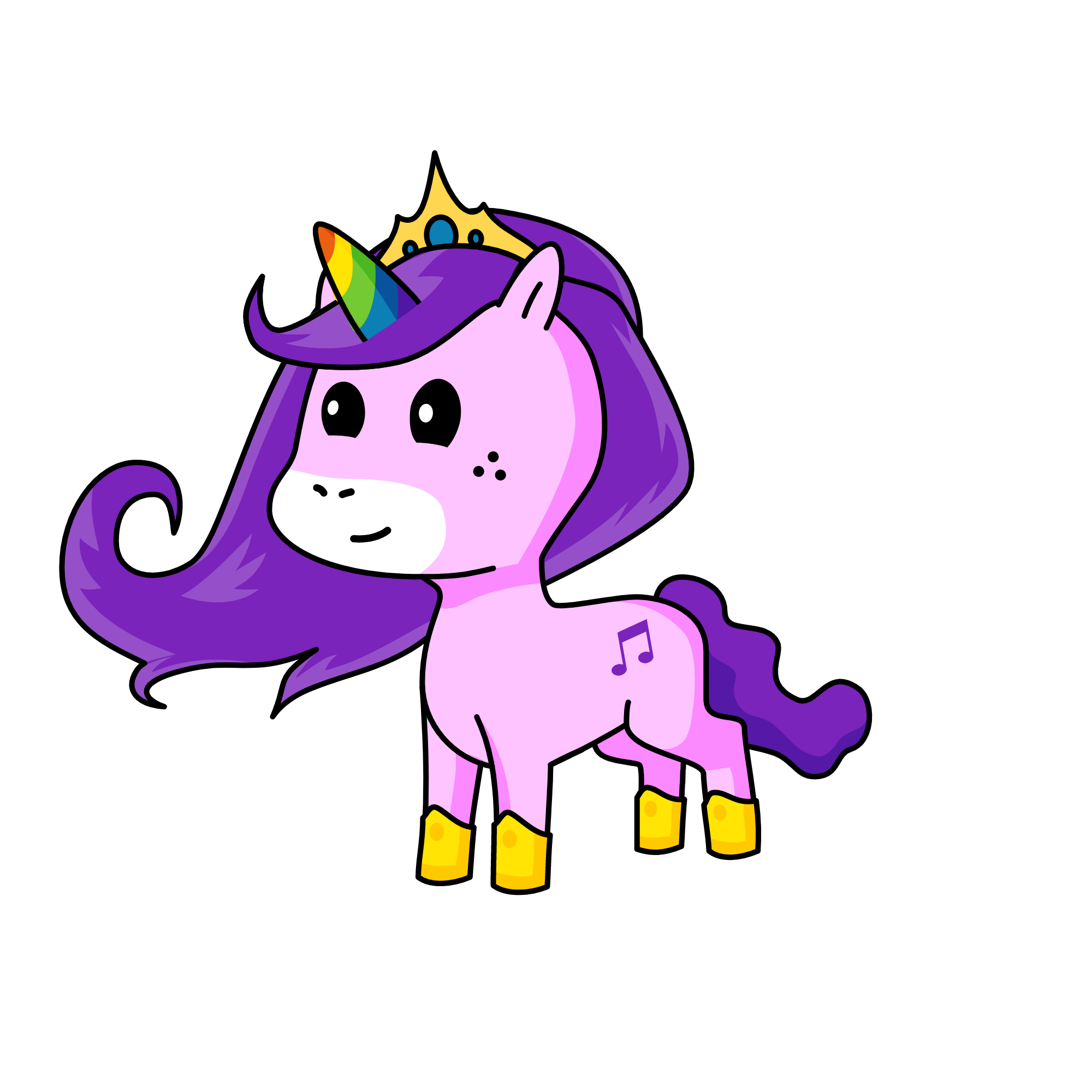 PIPP PETALS, the unicorn