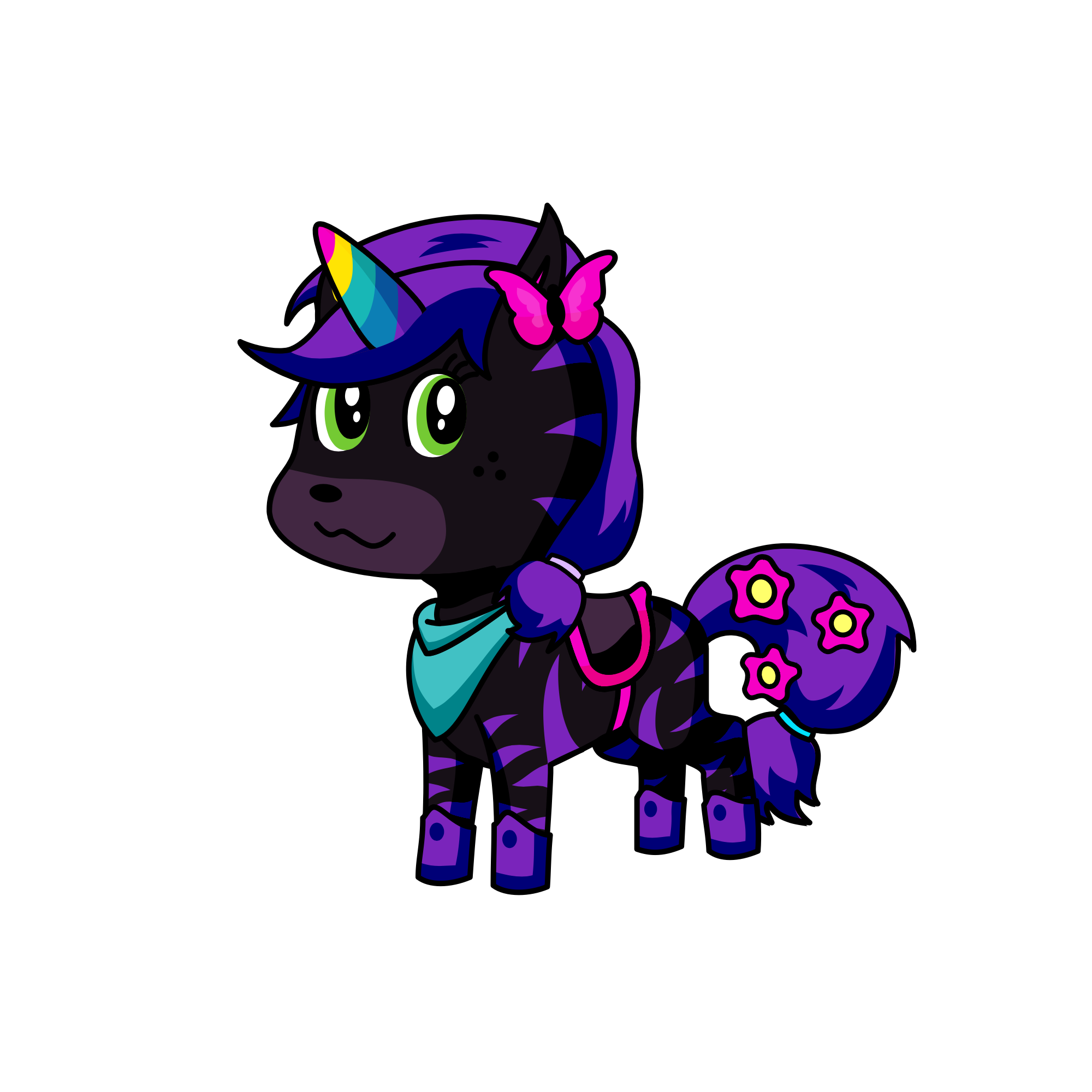 Dimensions , the unicorn