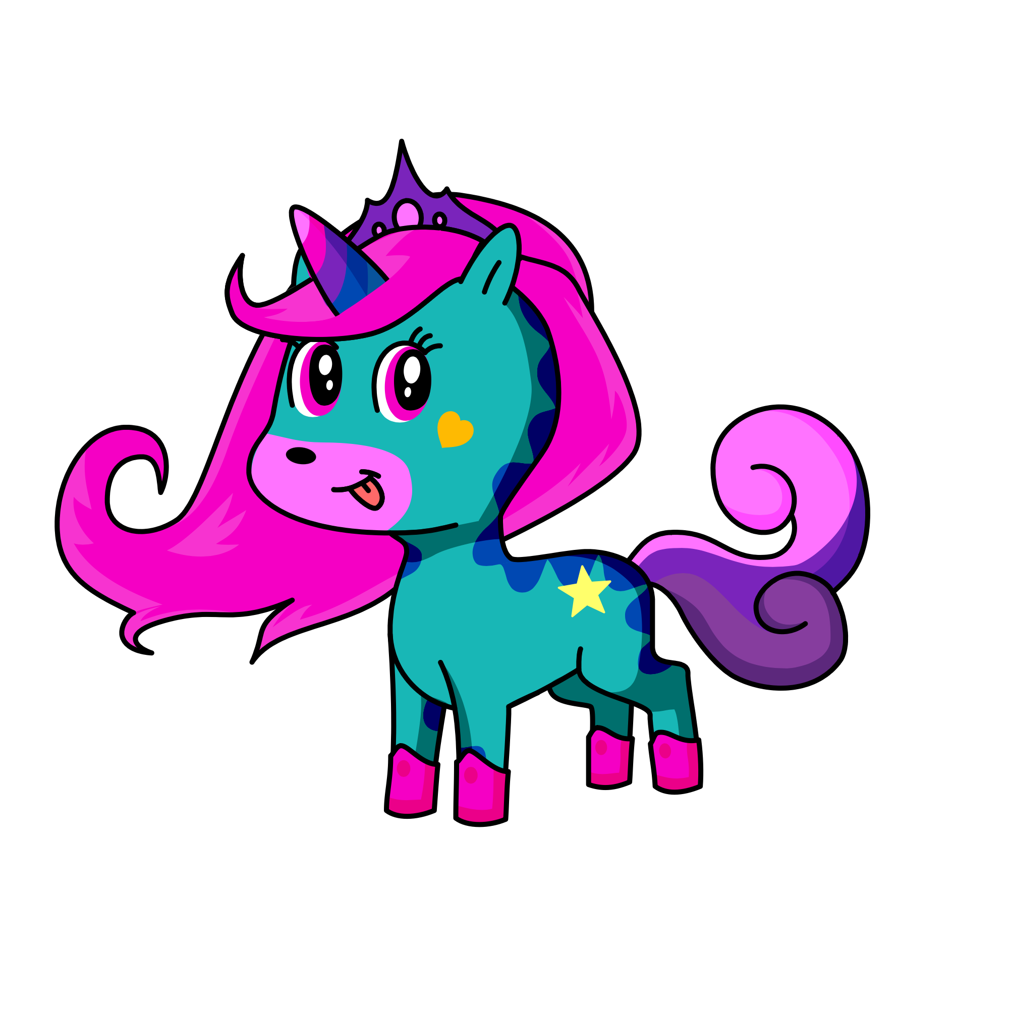 Dimensions , the unicorn