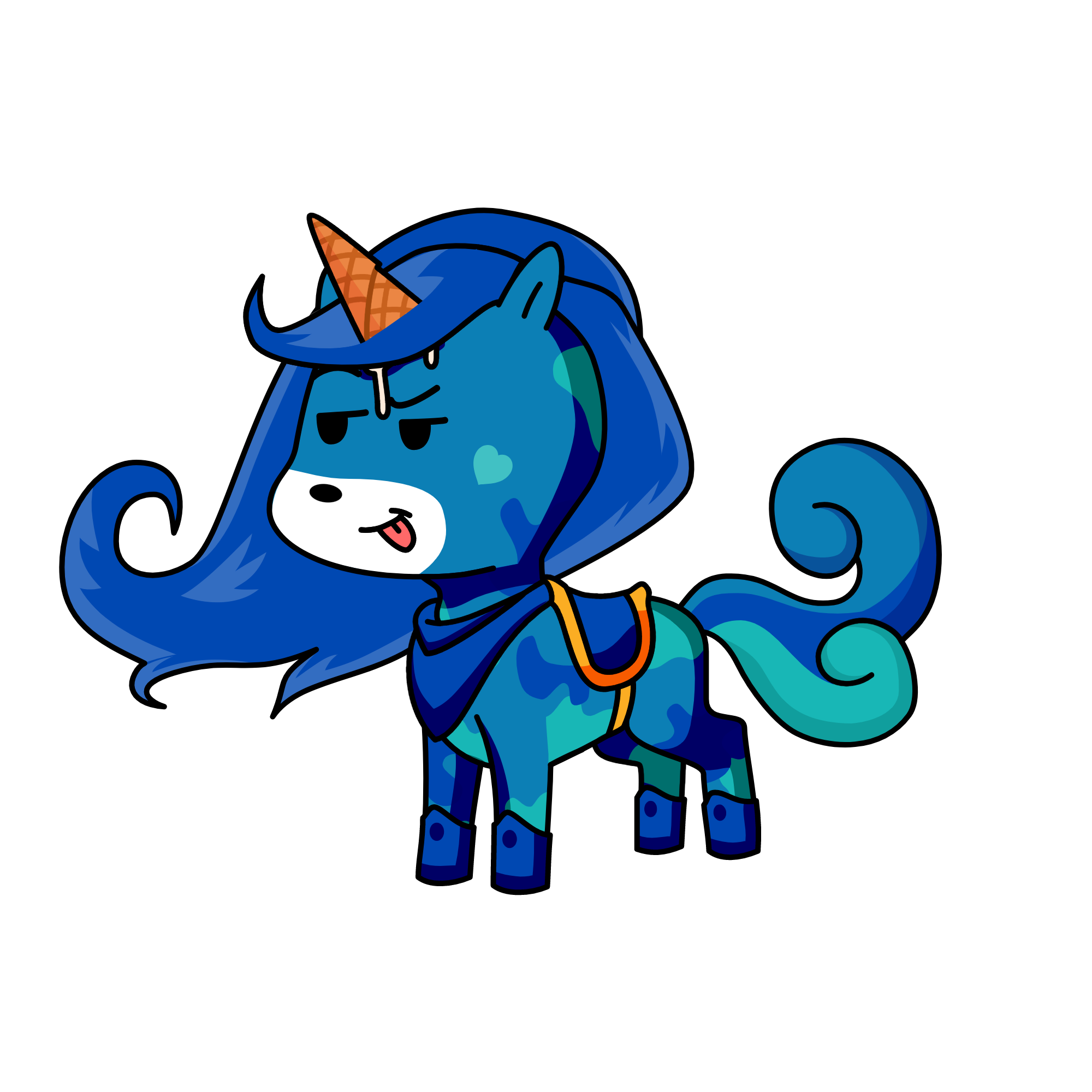 icecream , the unicorn