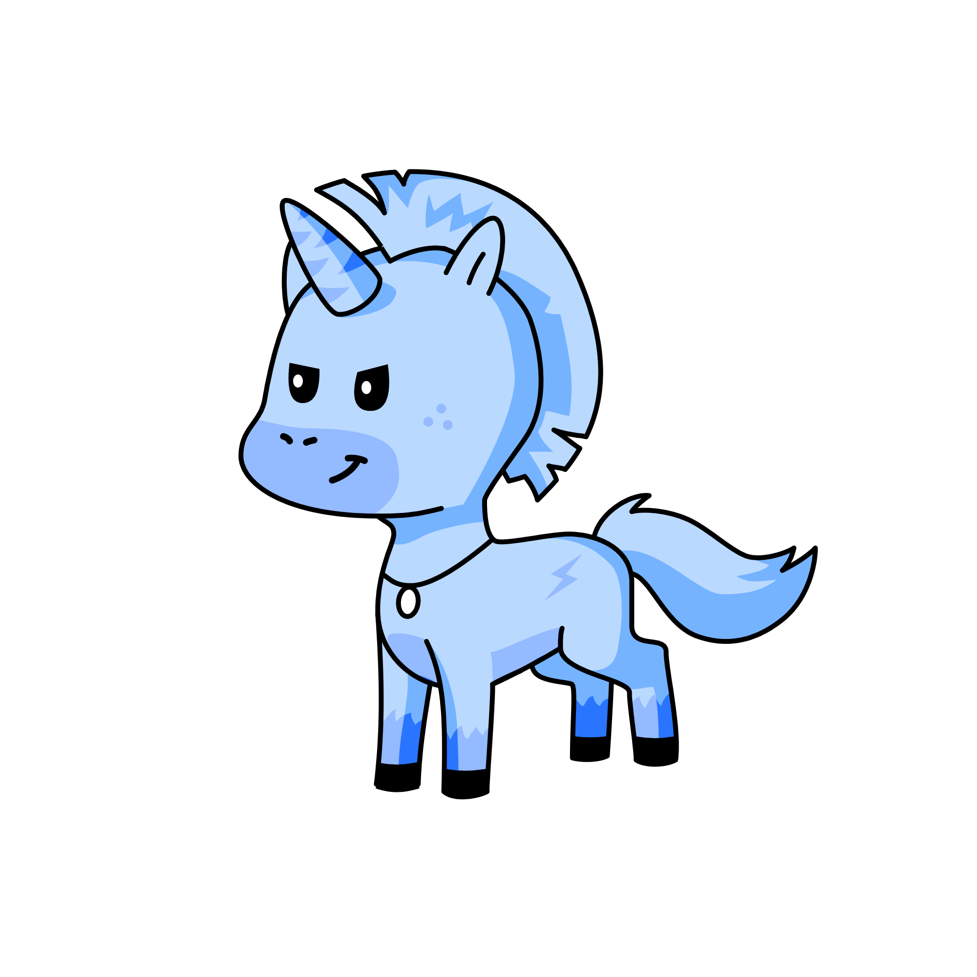 Flash, the unicorn