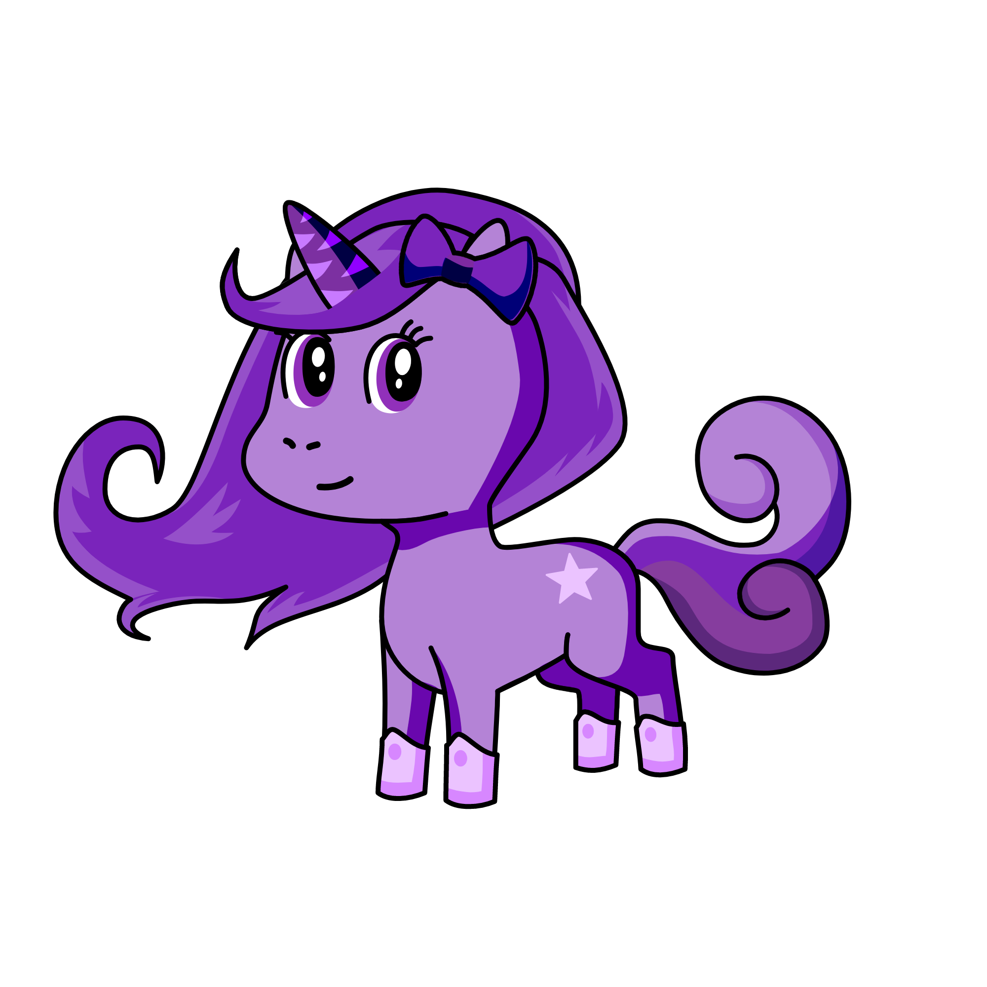 purplecorn, the unicorn