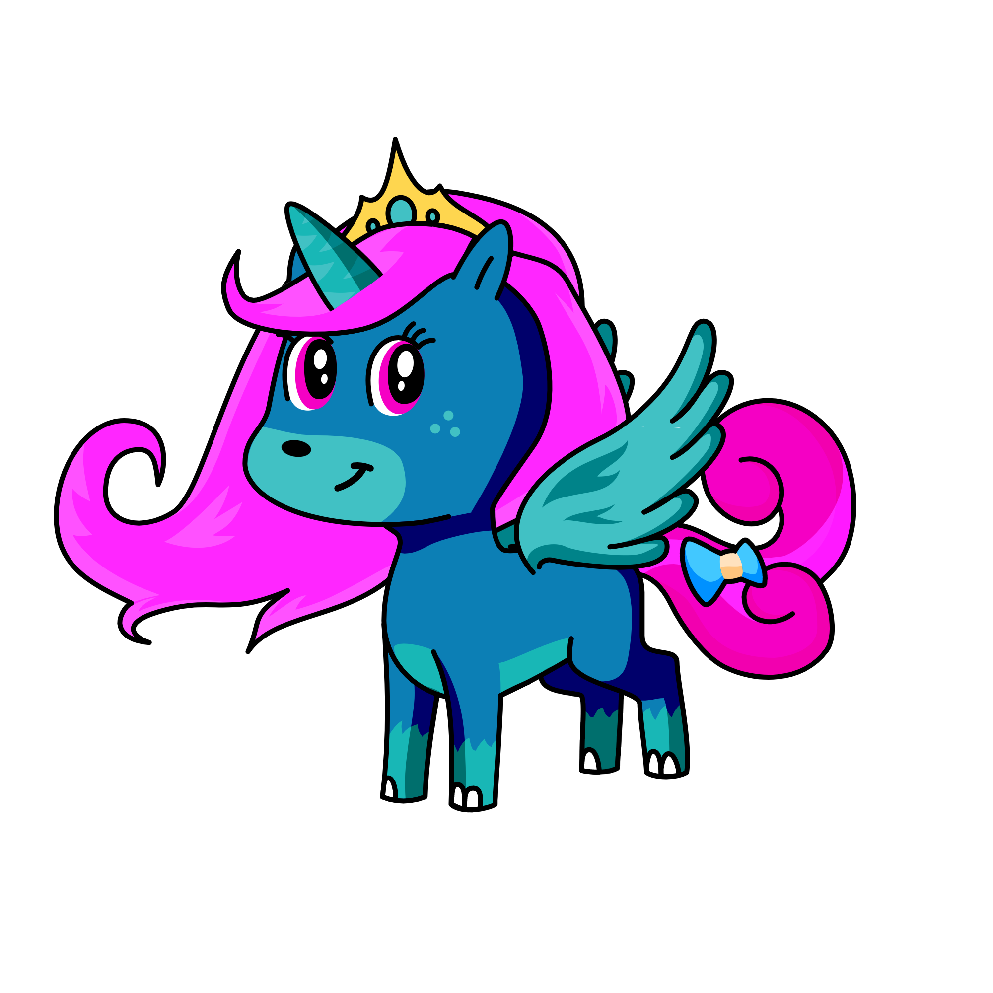 Merrymaid, the unicorn