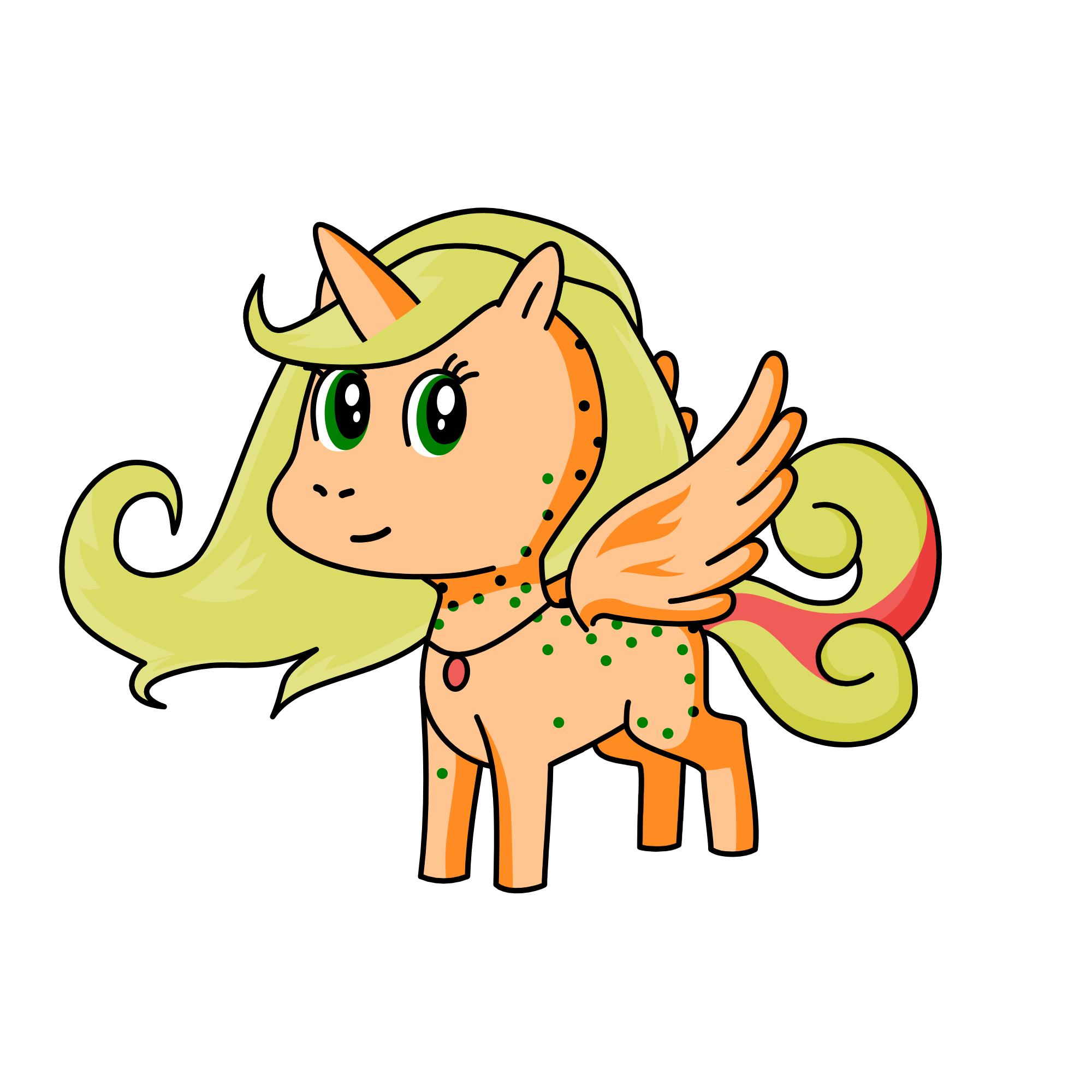 Gabby, the unicorn