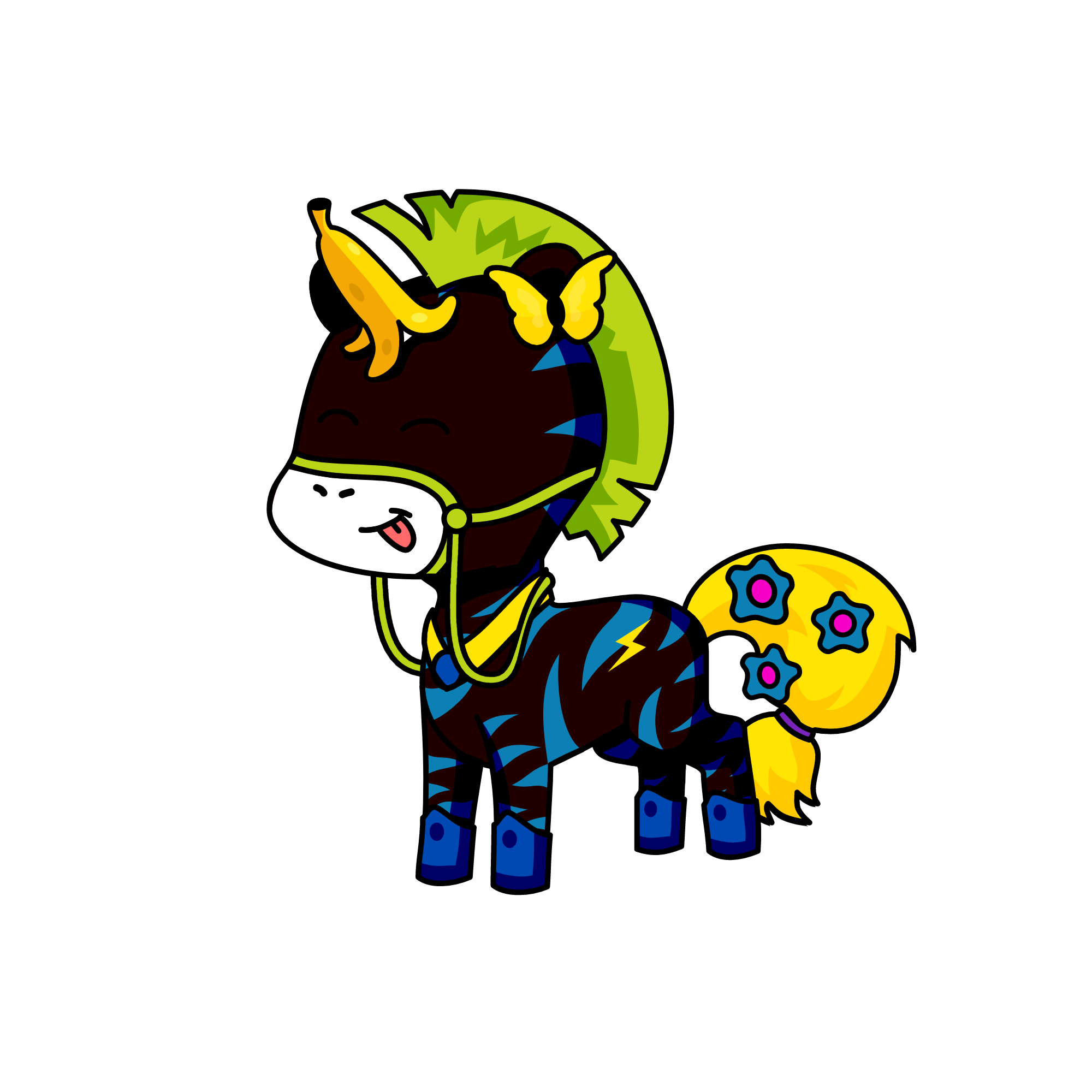 ZEBRA RANDOM, the unicorn