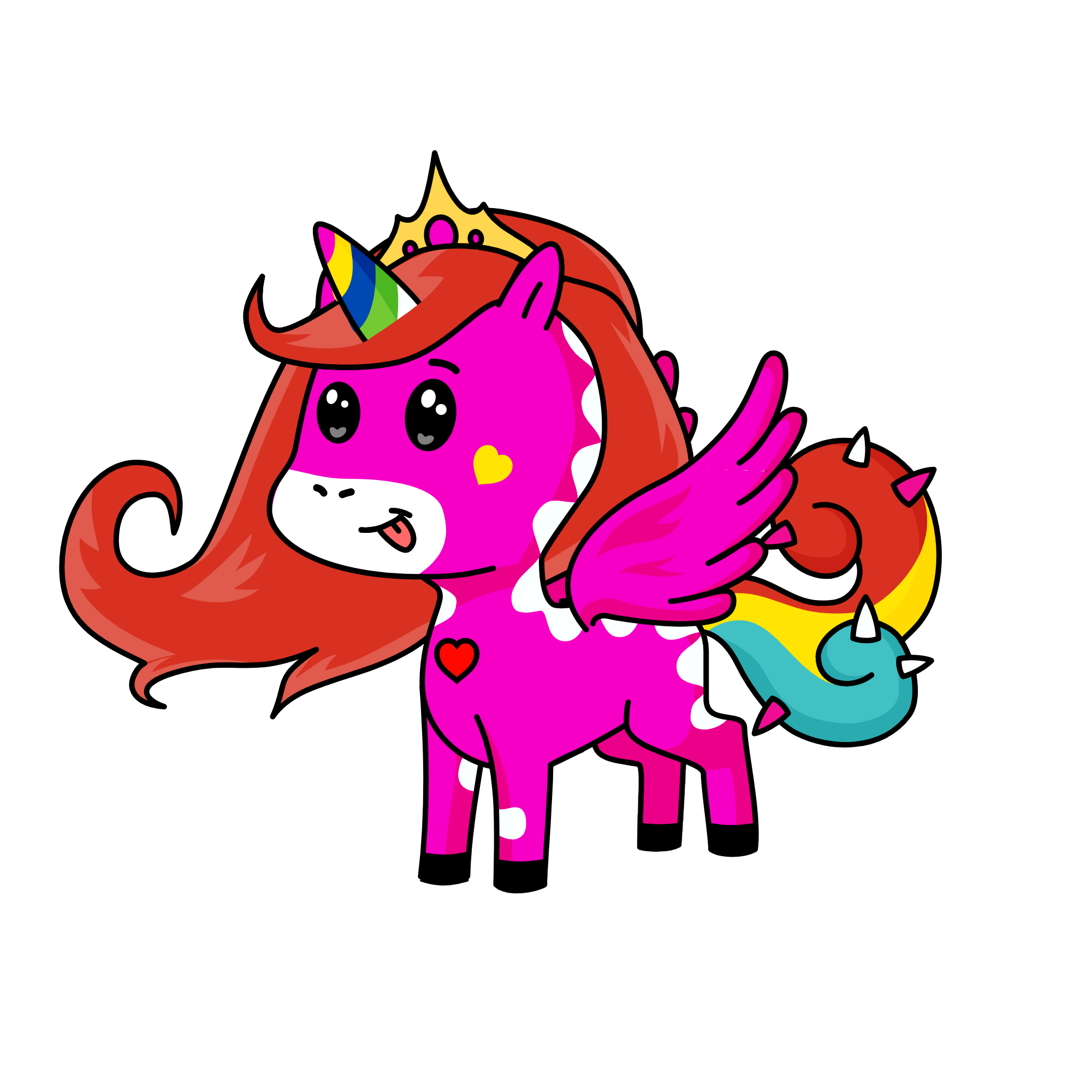 Valentine Heart, the unicorn