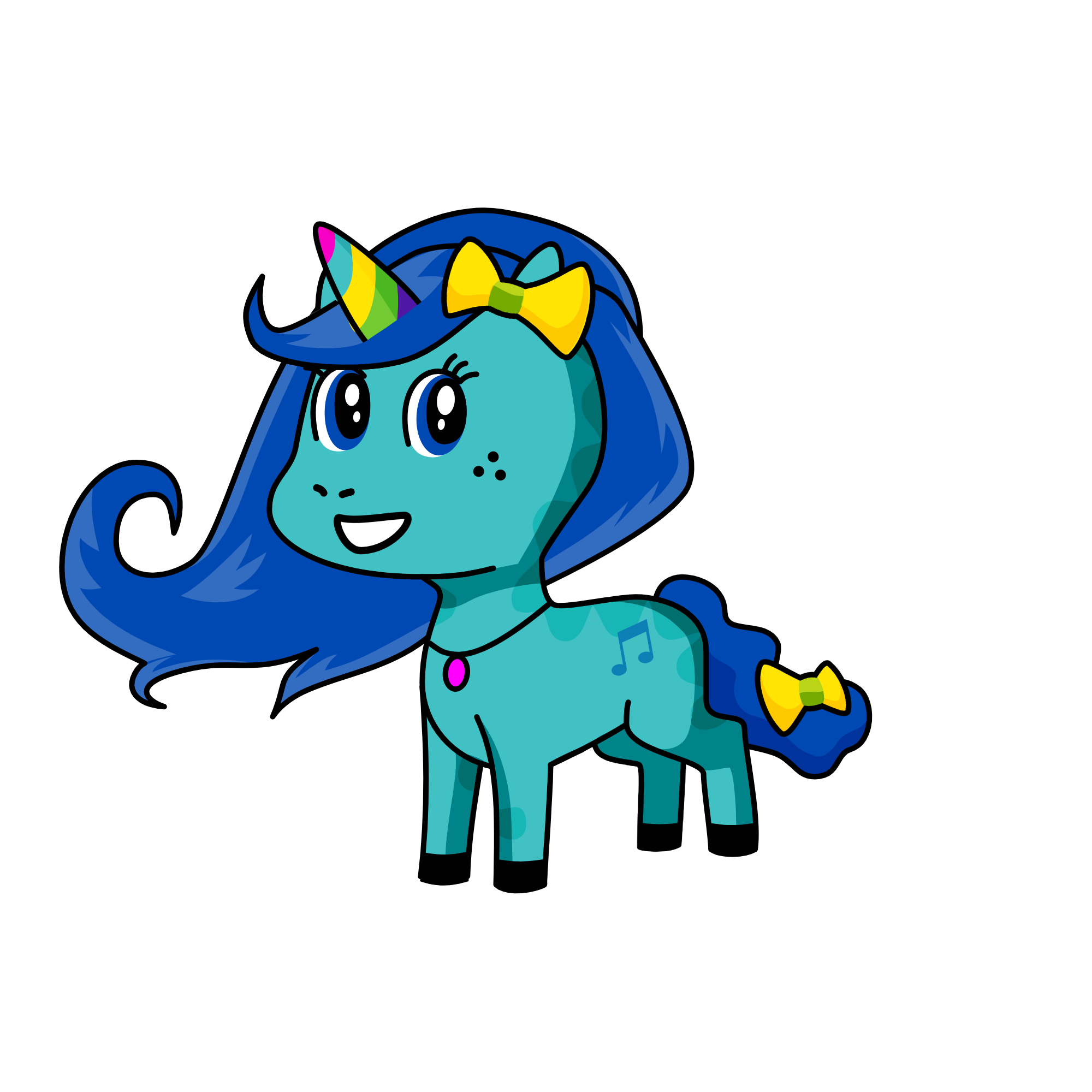 Luna, the unicorn