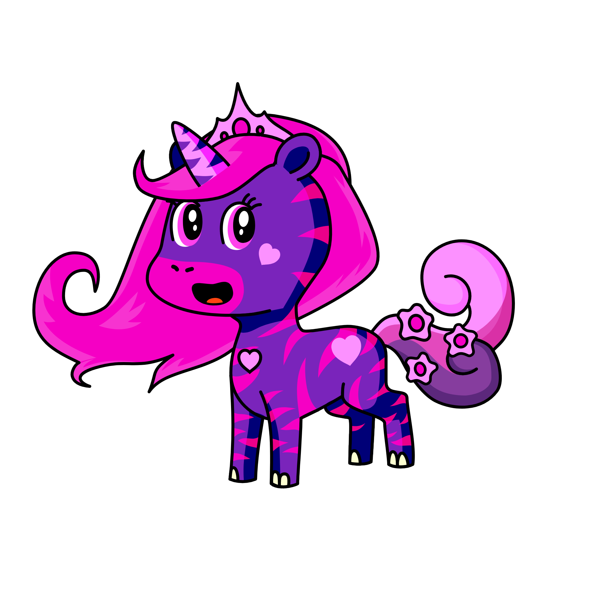 grapes, the unicorn