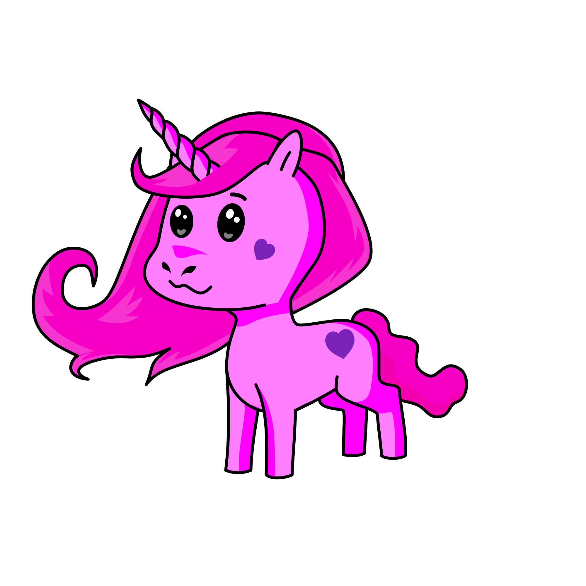 unicorn cat, the unicorn