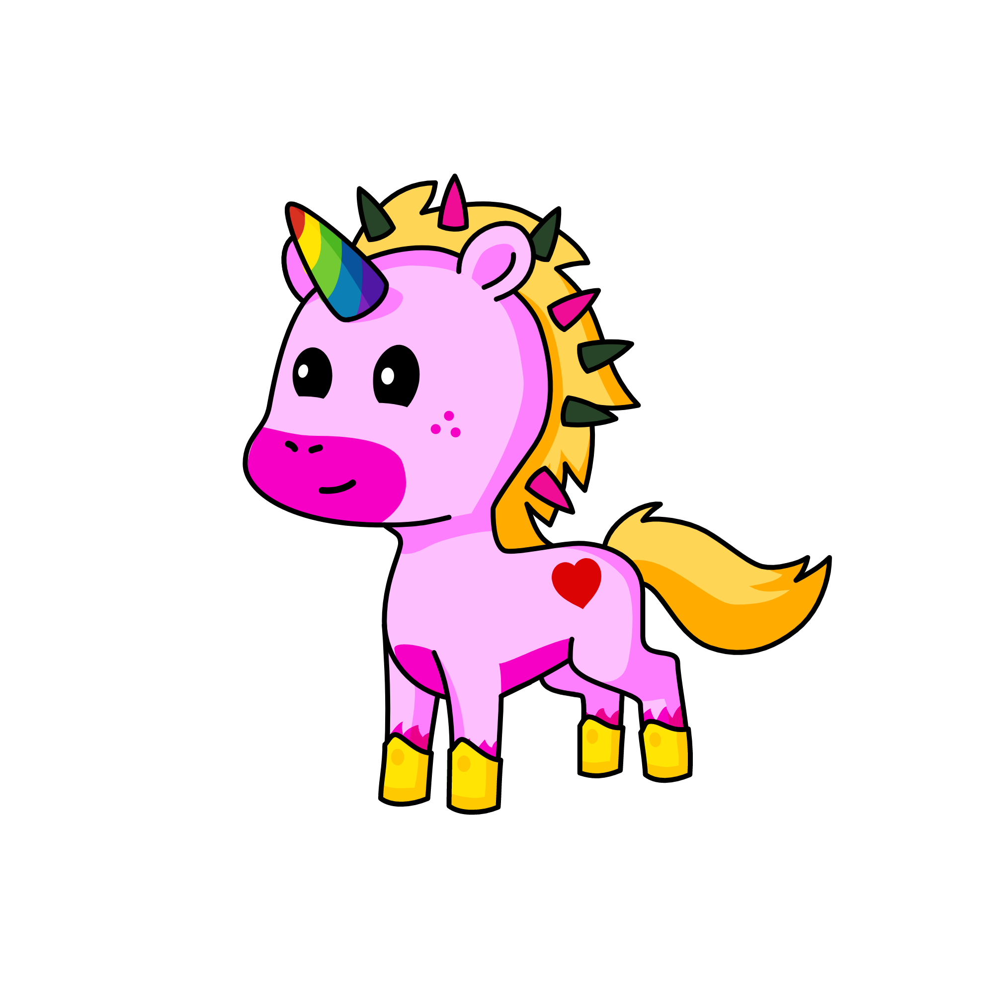dog, the unicorn