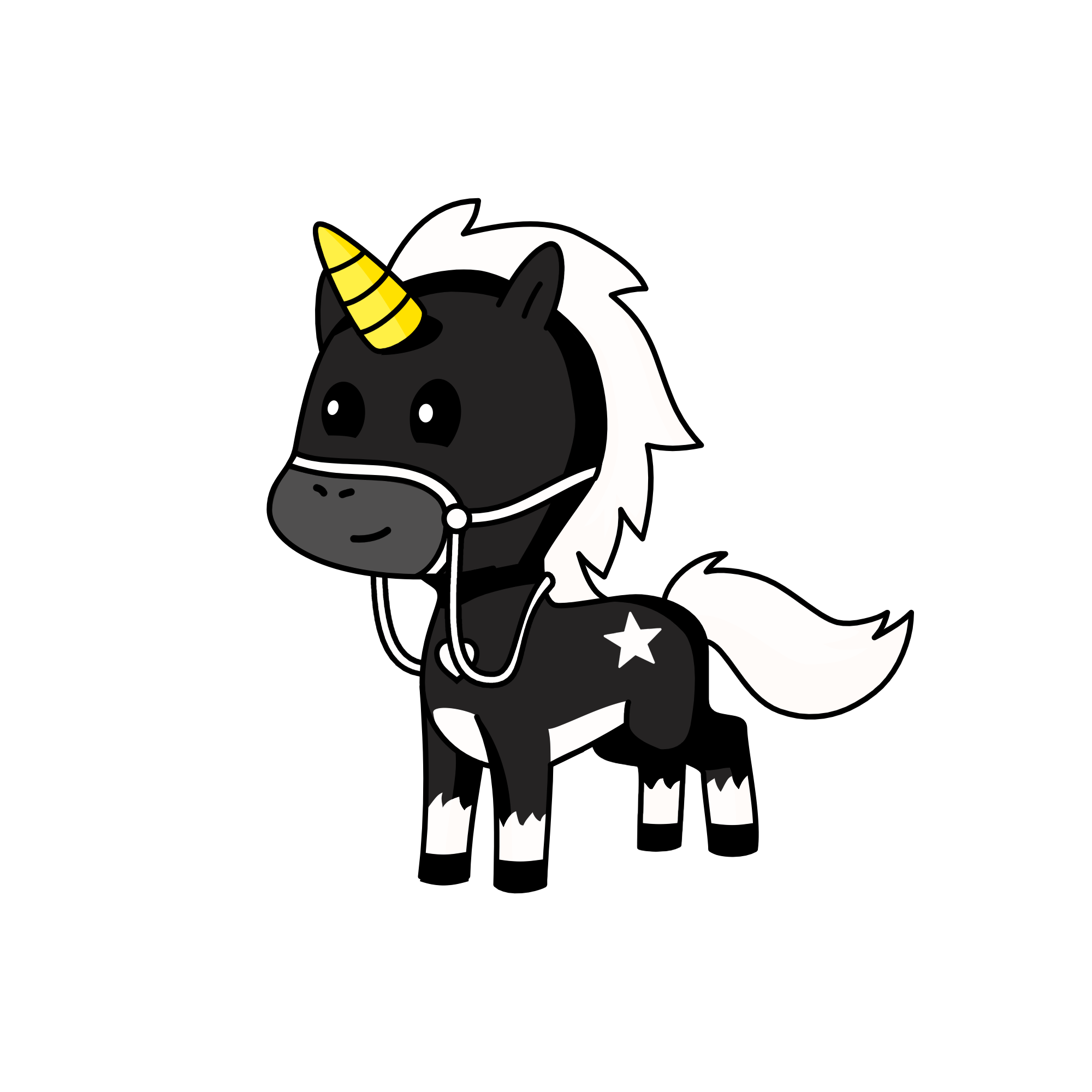 Midnight, the unicorn