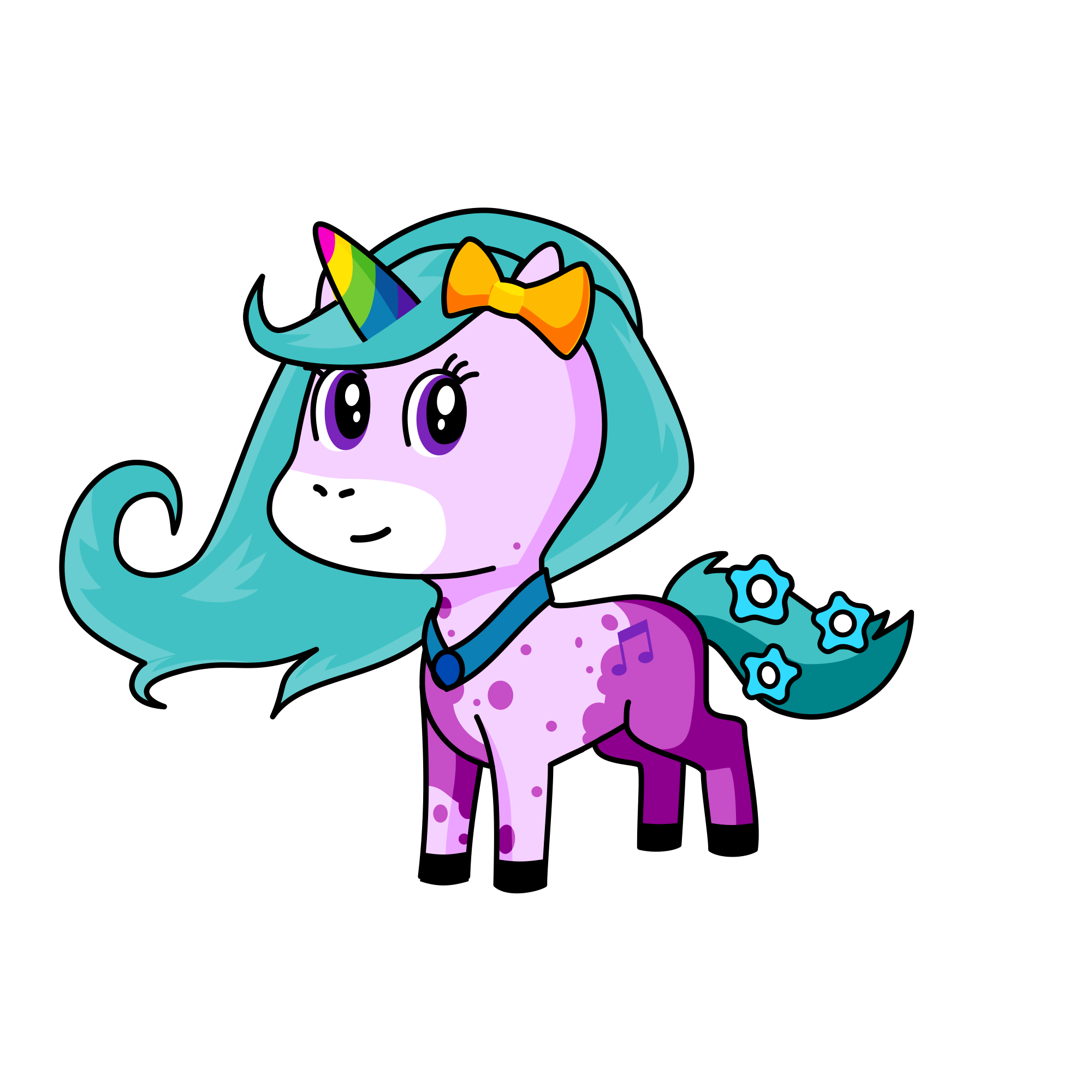 Strawberry, the unicorn