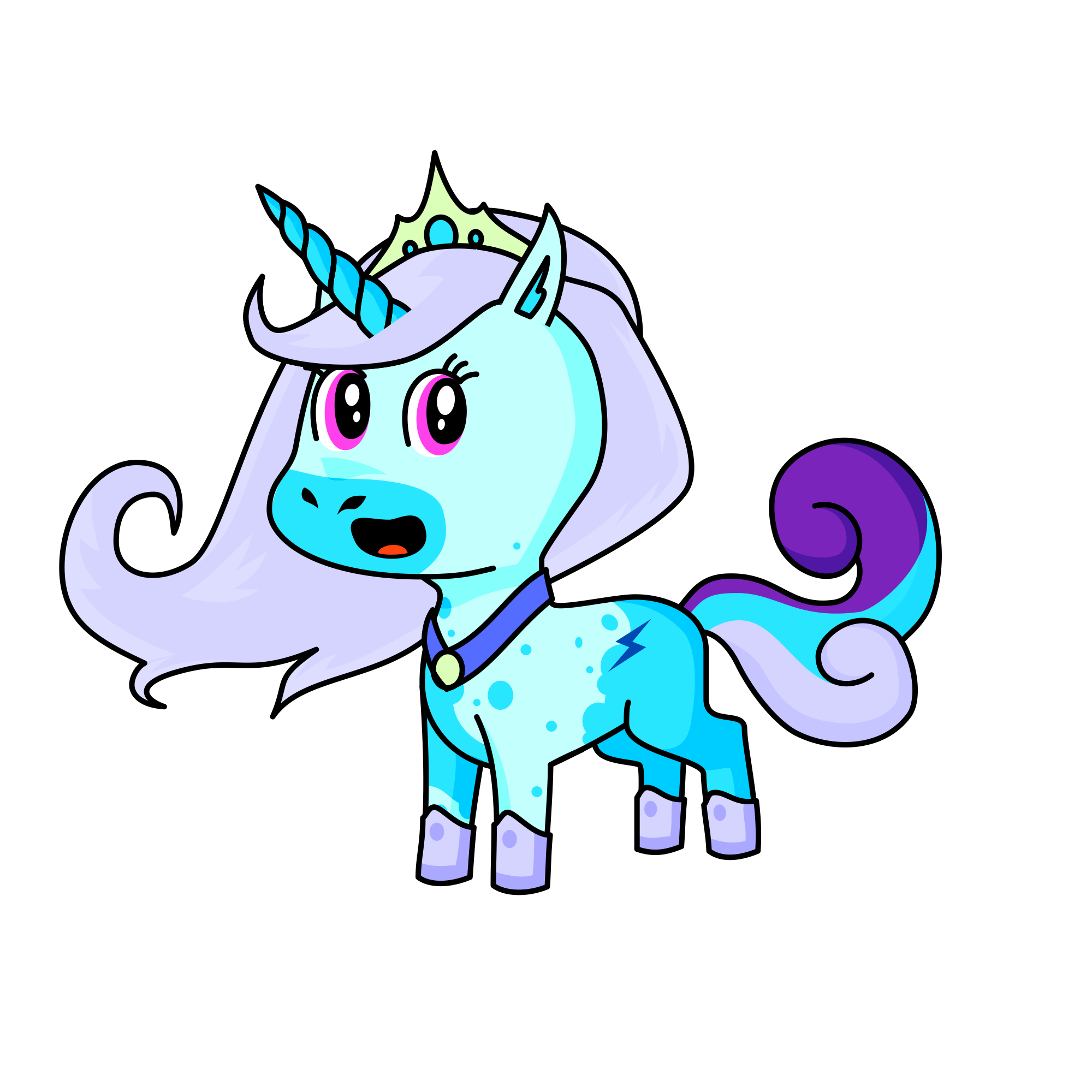 Queen frostbite , the unicorn