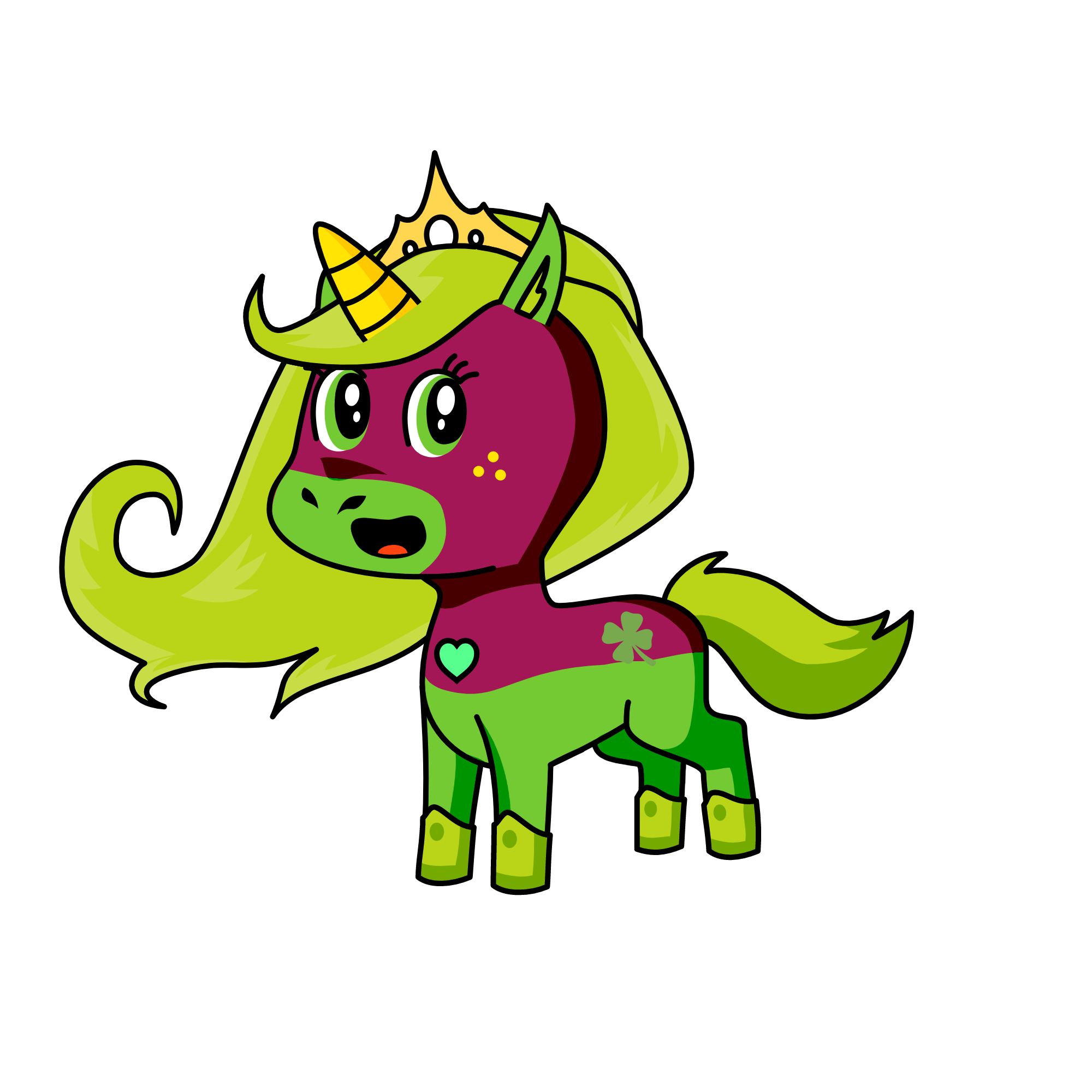 queen of the forest, the unicorn