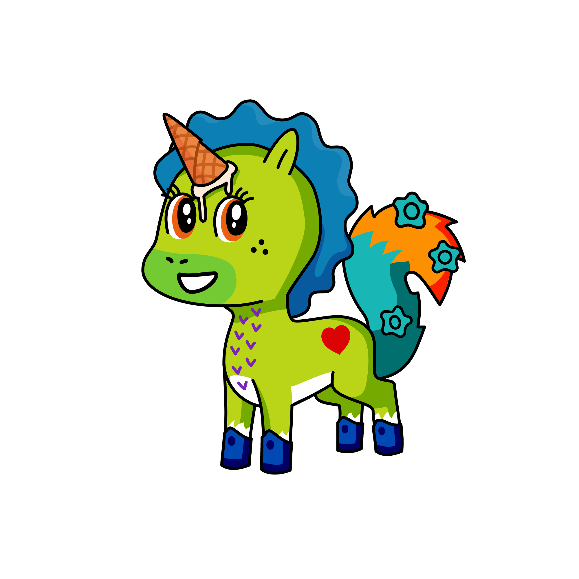 copy please , the unicorn