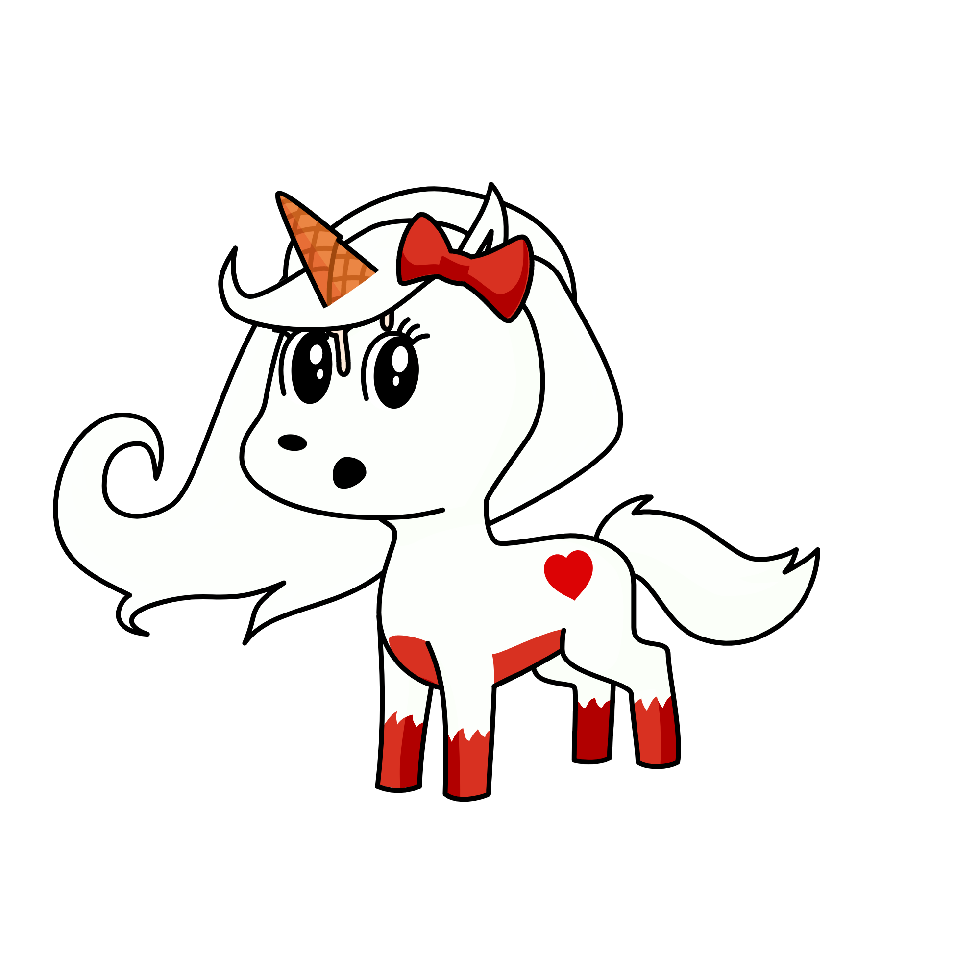 hello kitty, the unicorn