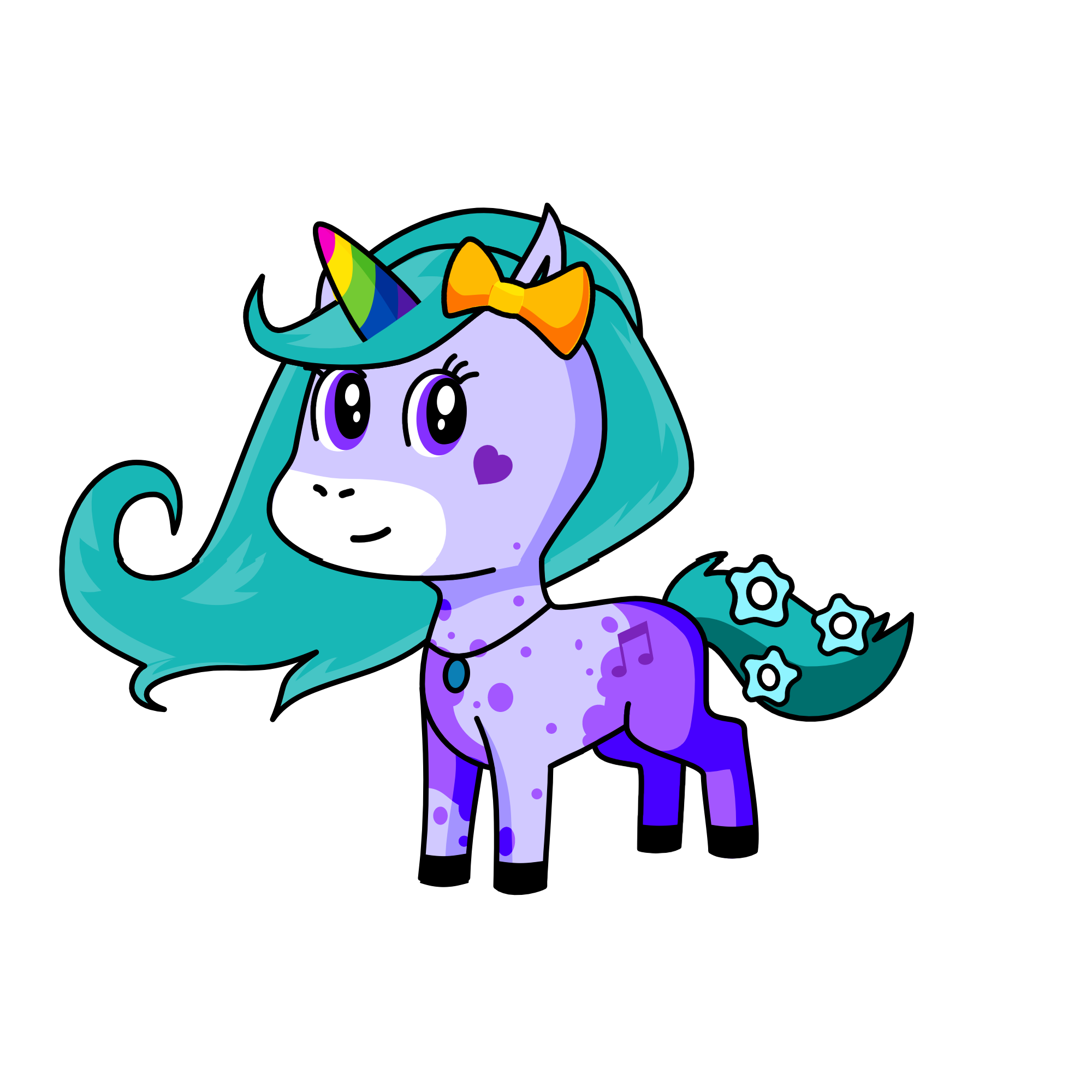 Strawberry, the unicorn