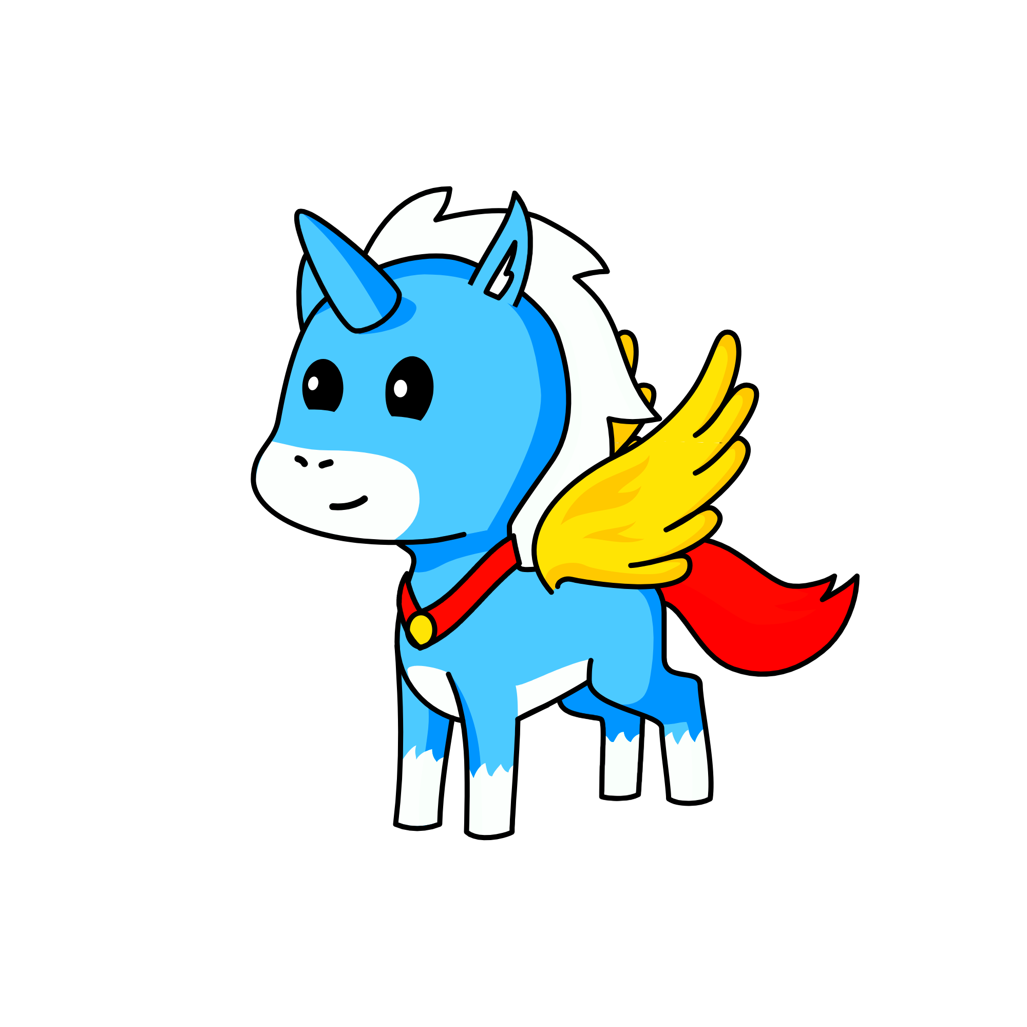 doraemon, the unicorn