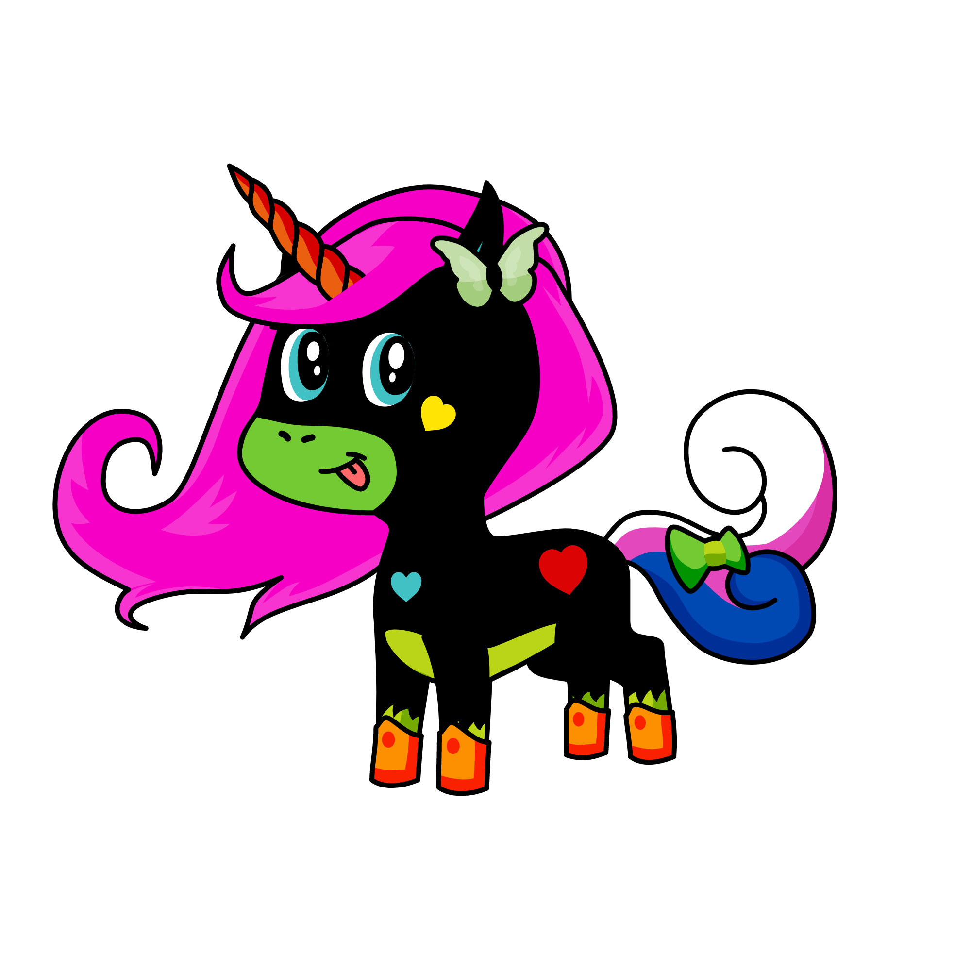 Draw, the unicorn