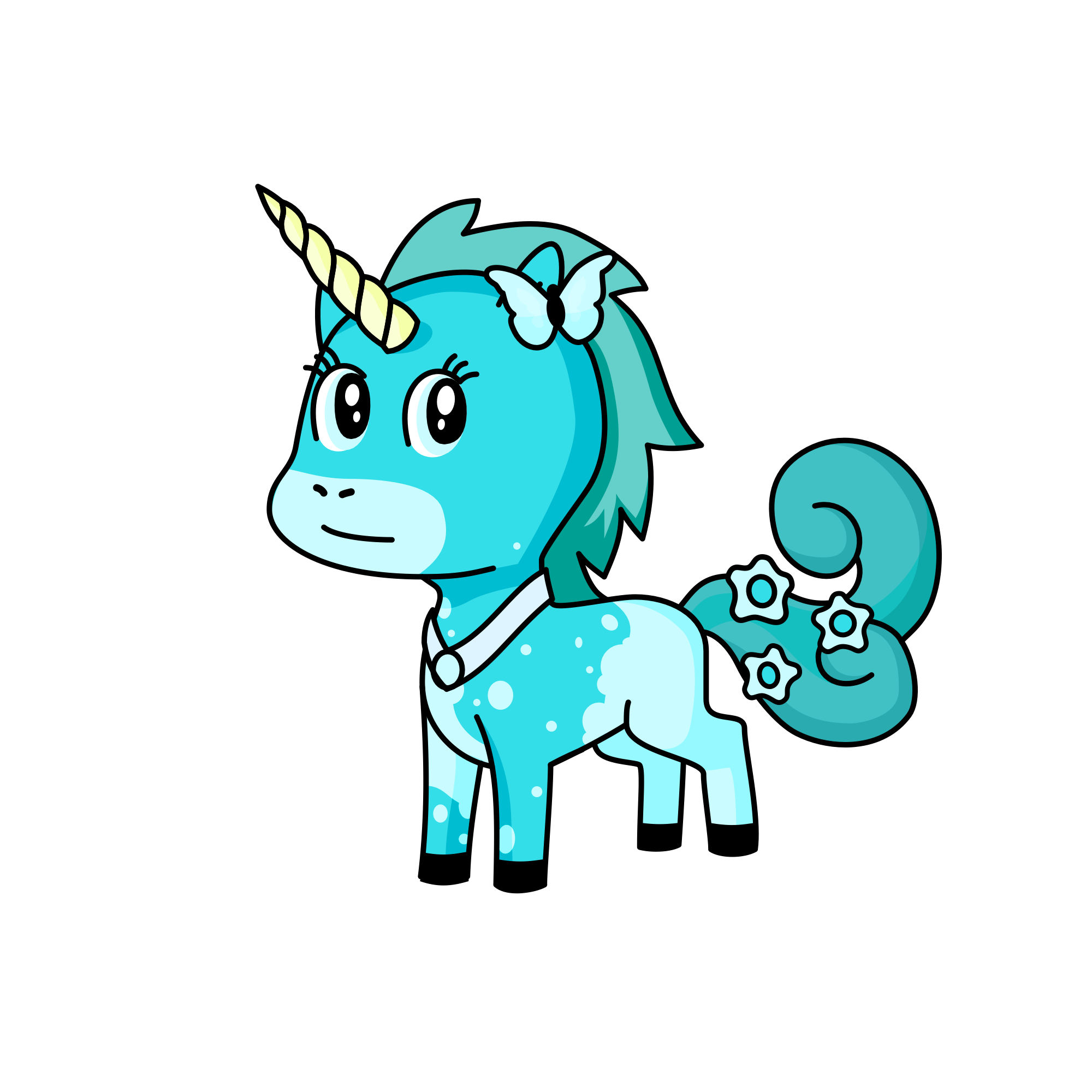 Moon shadow , the unicorn