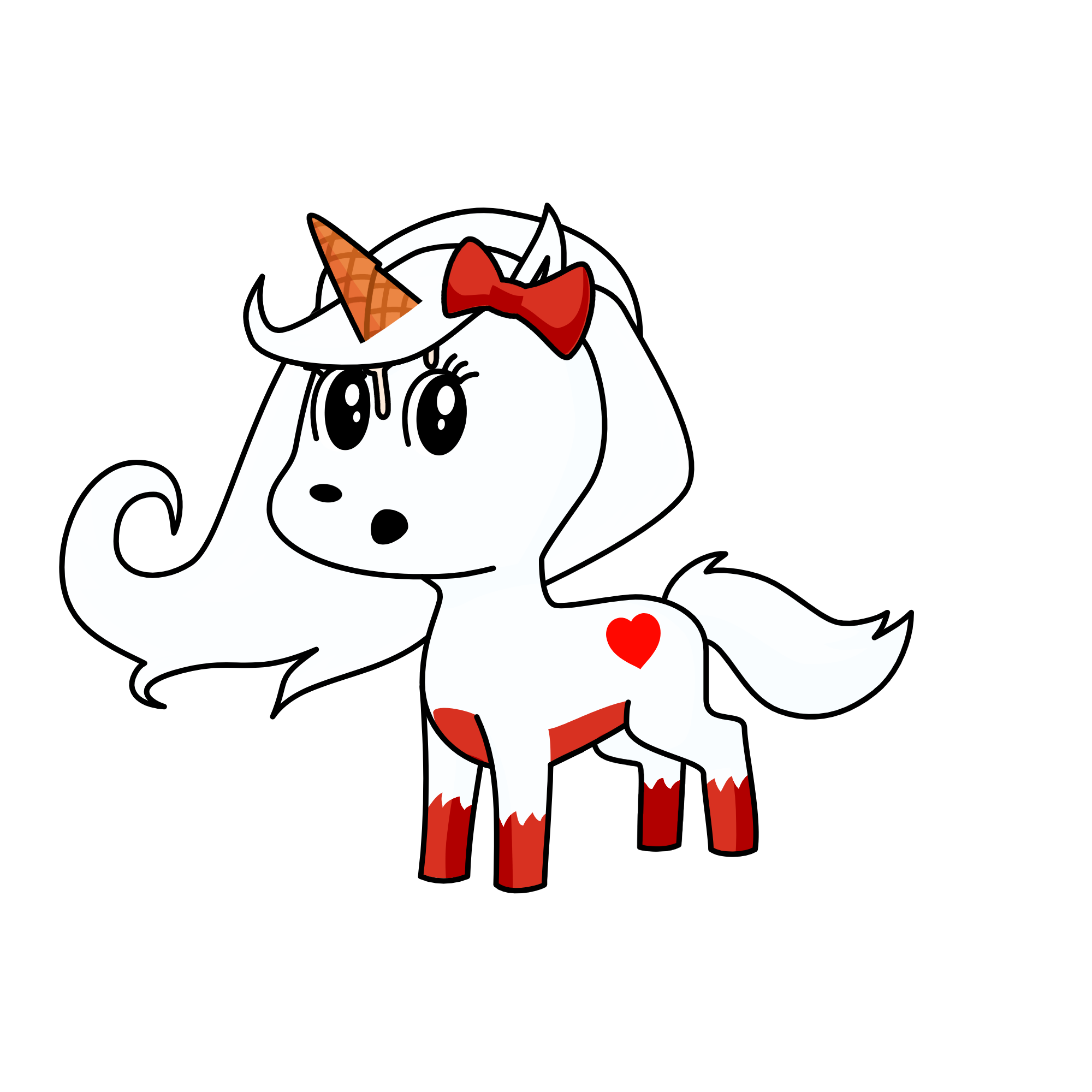 hello kitty, the unicorn