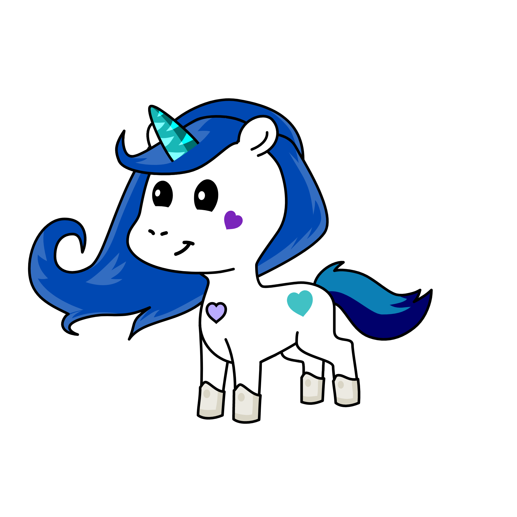 SNOWY ☃ , the unicorn