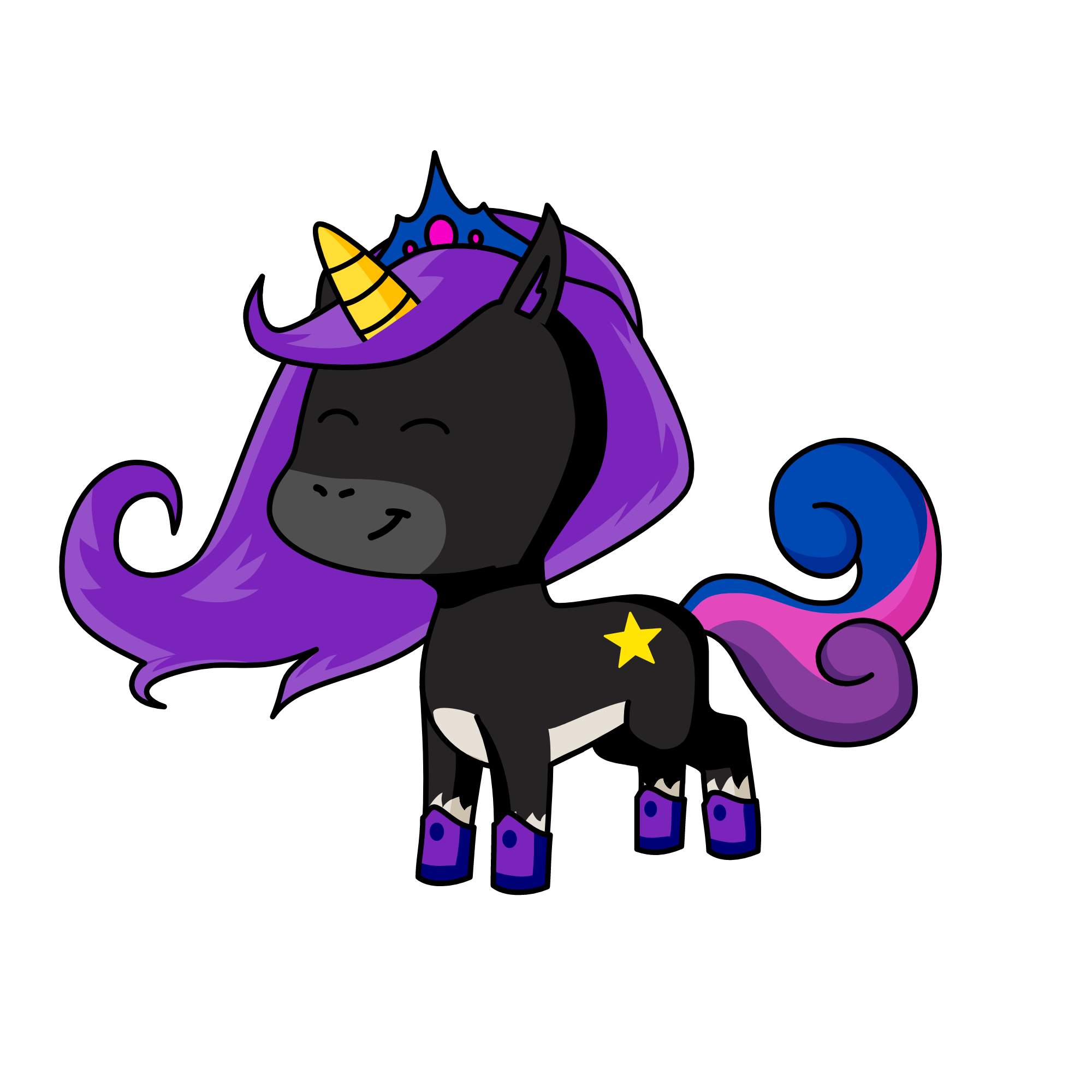 nightshine, the unicorn