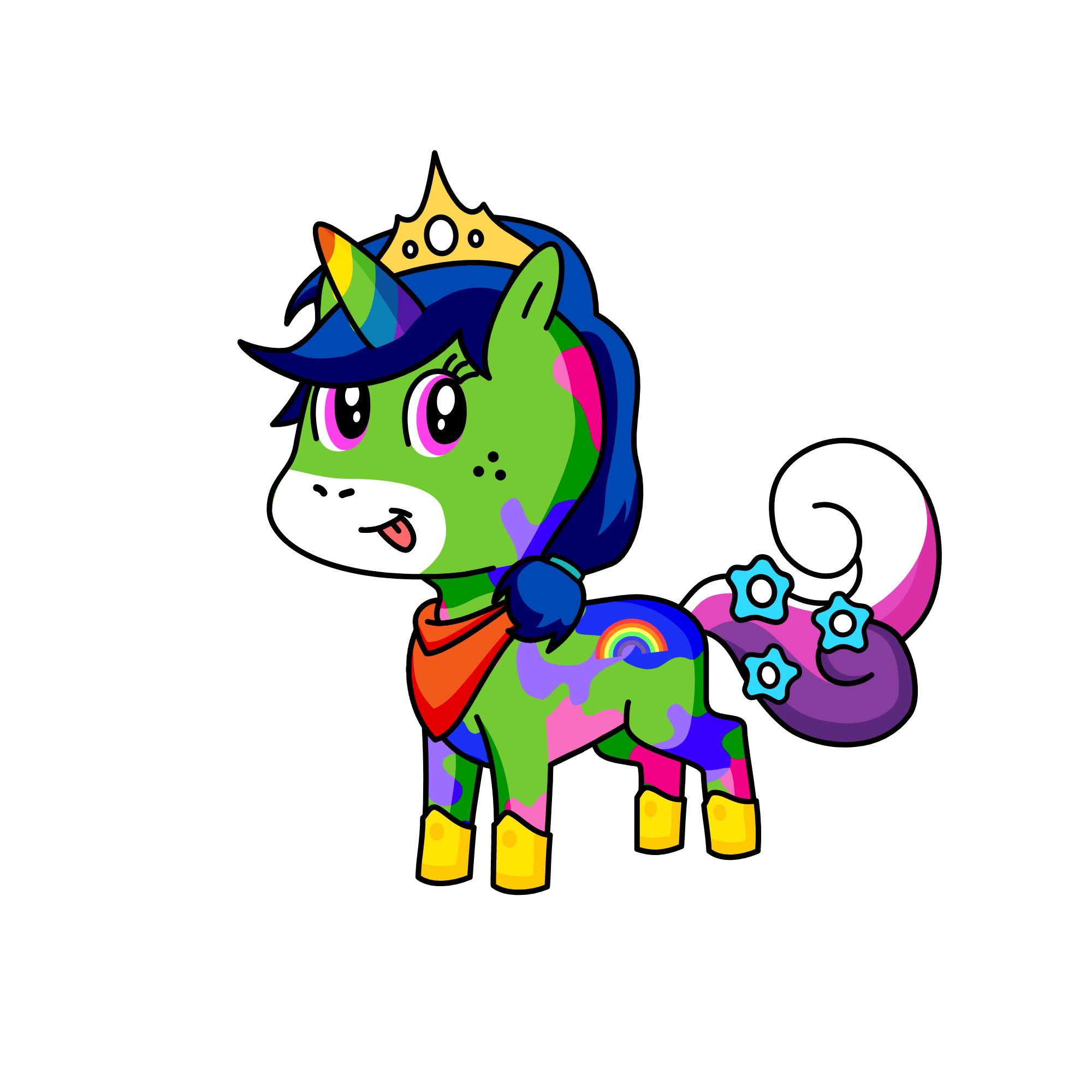 Alina the Queen, the unicorn