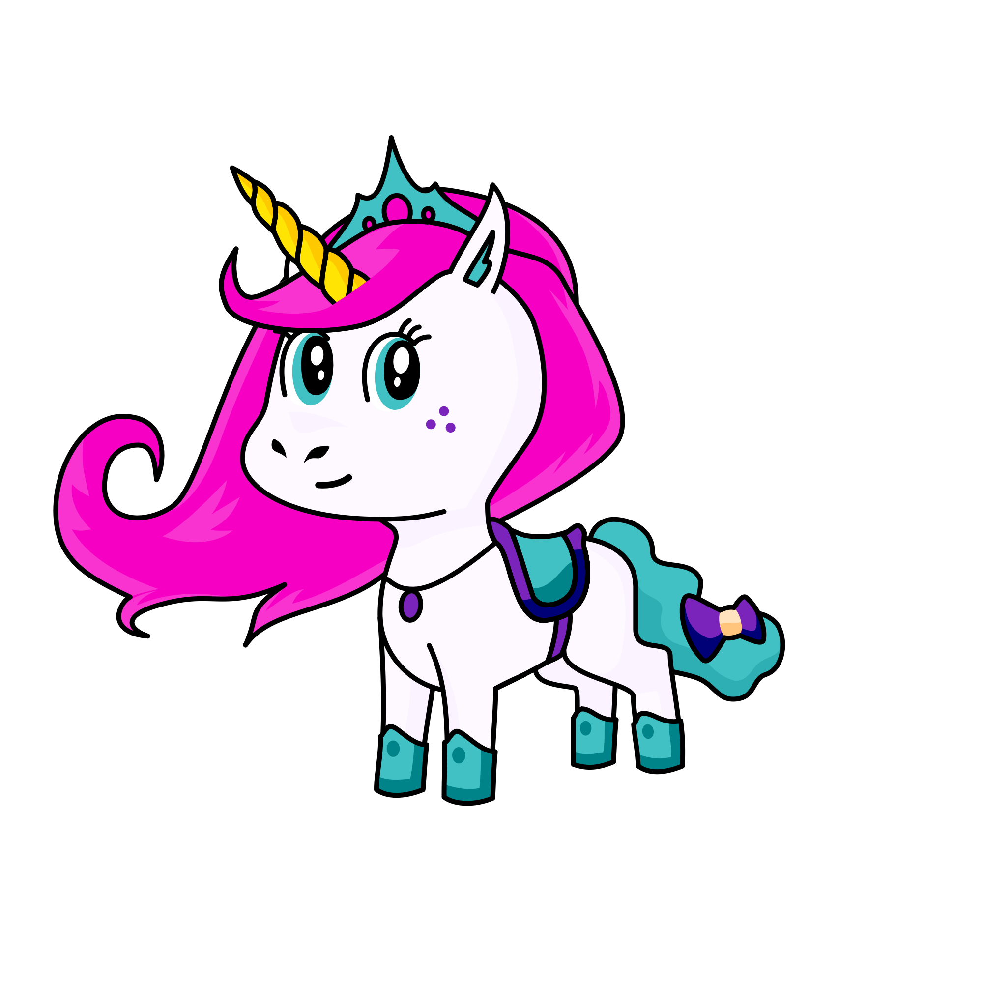 Cotton candy , the unicorn