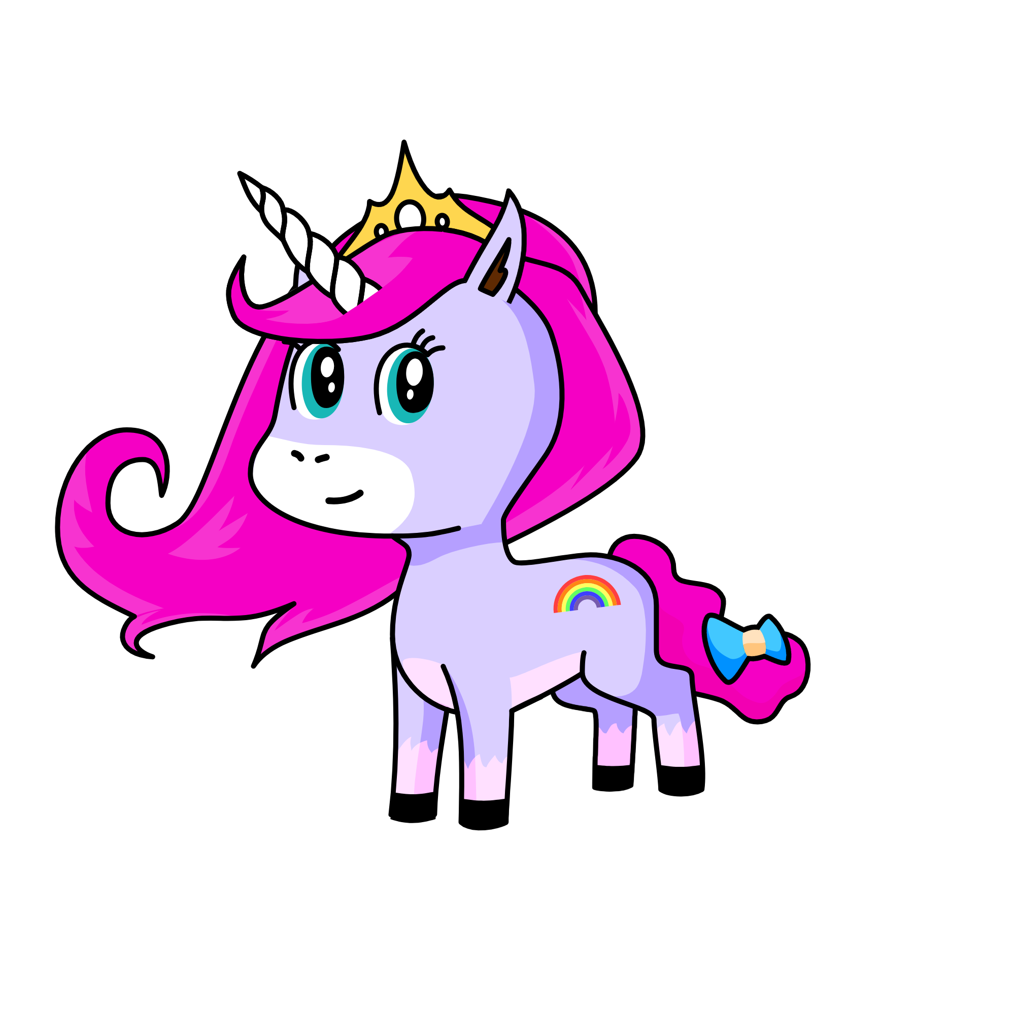 Glitterfur, the unicorn