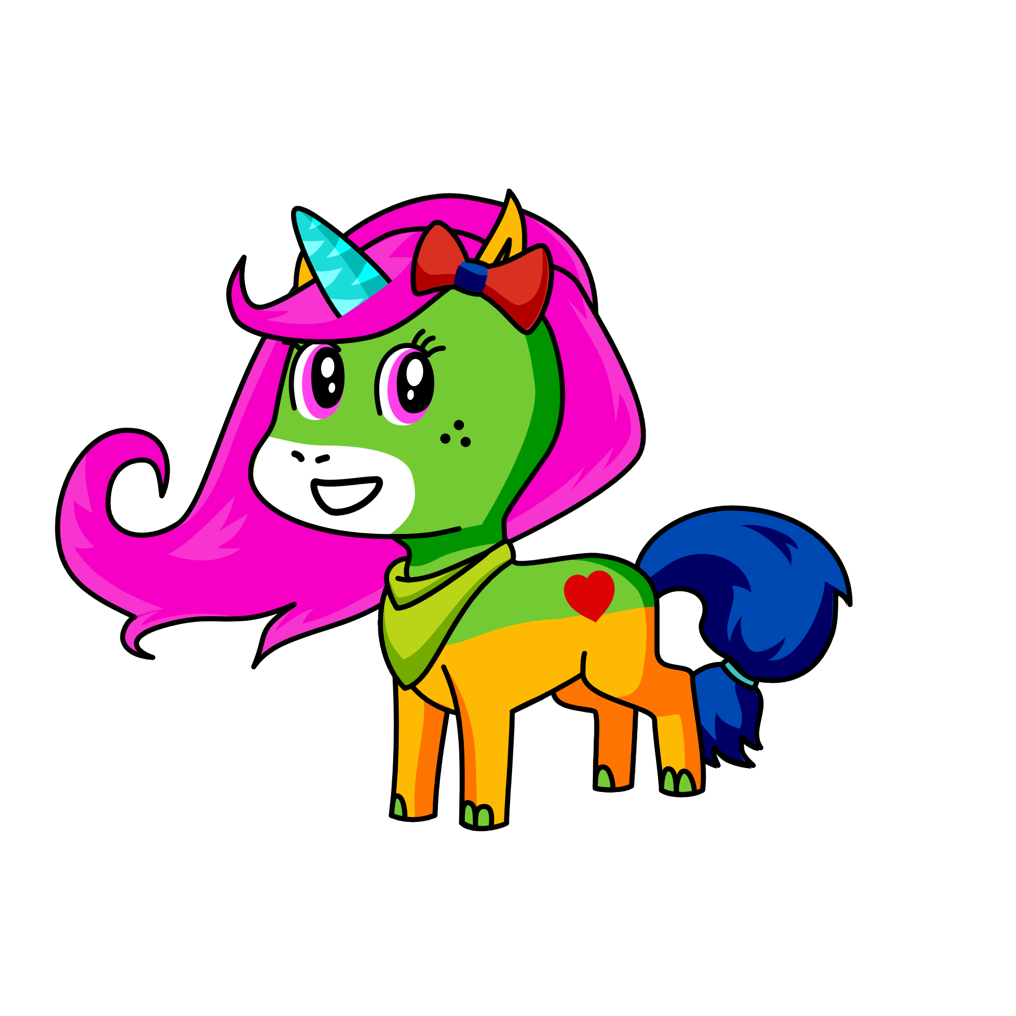 Beech wood, the unicorn