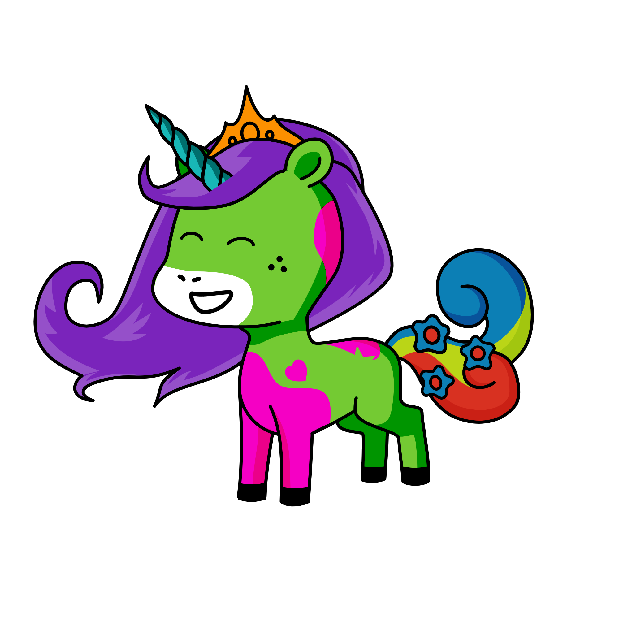 Swirl, the unicorn